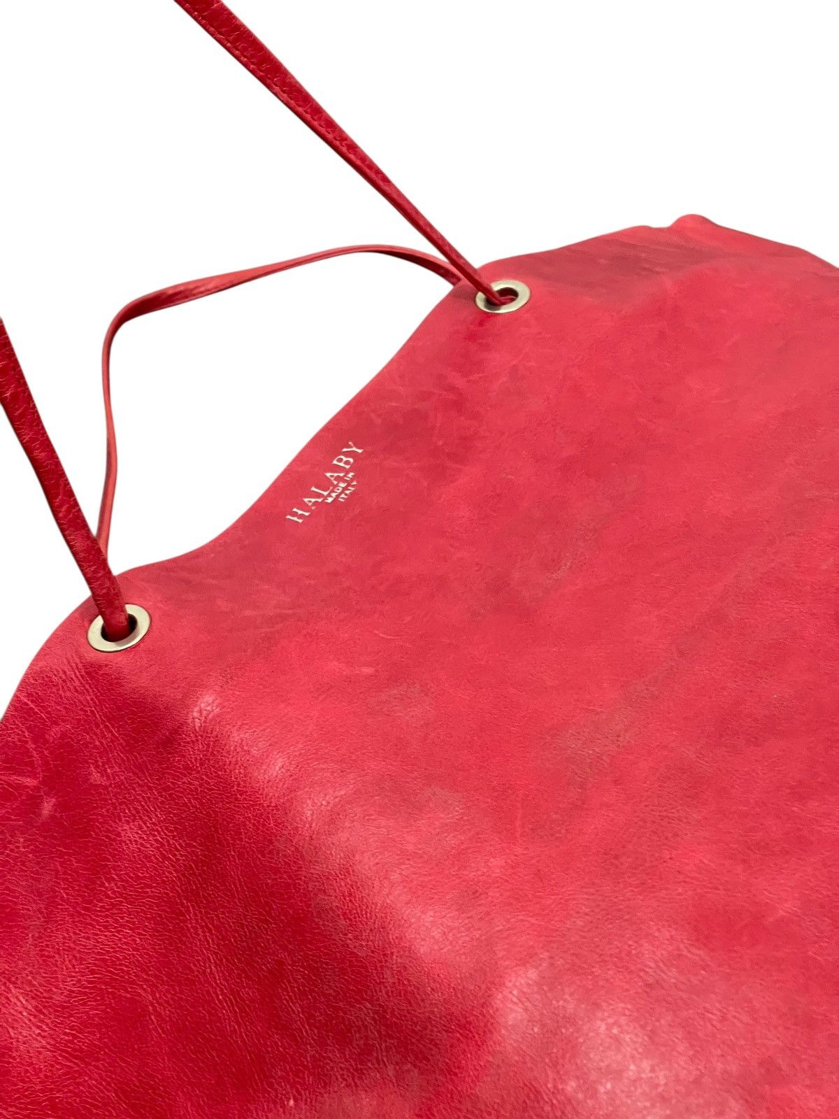 Leather Full Leather Halaby Italy Tote Bag prada julius dior 8🟩 Size ONE SIZE - 13 Thumbnail