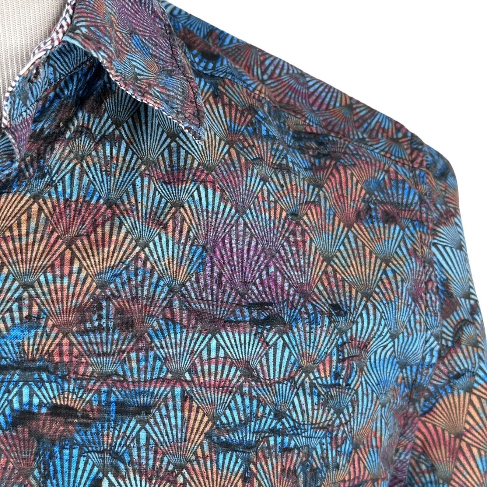 Robert Graham Robert Graham Shirt Men’s Small Geometric Colorful Button Up Size US S / EU 44-46 / 1 - 3 Thumbnail