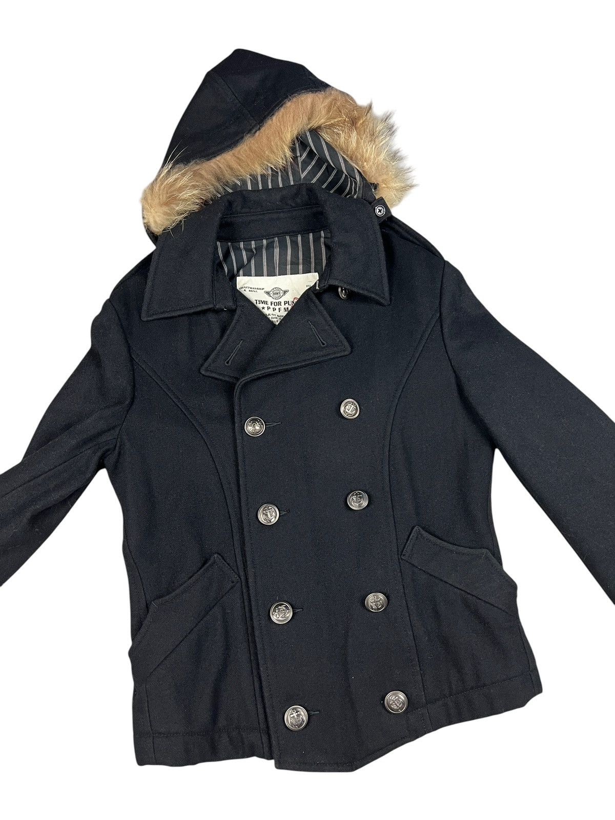 PPFM PPFM ‘Time For Punk” Fur Hooded Napoleon Coat Size US S / EU 44-46 / 1 - 4 Thumbnail