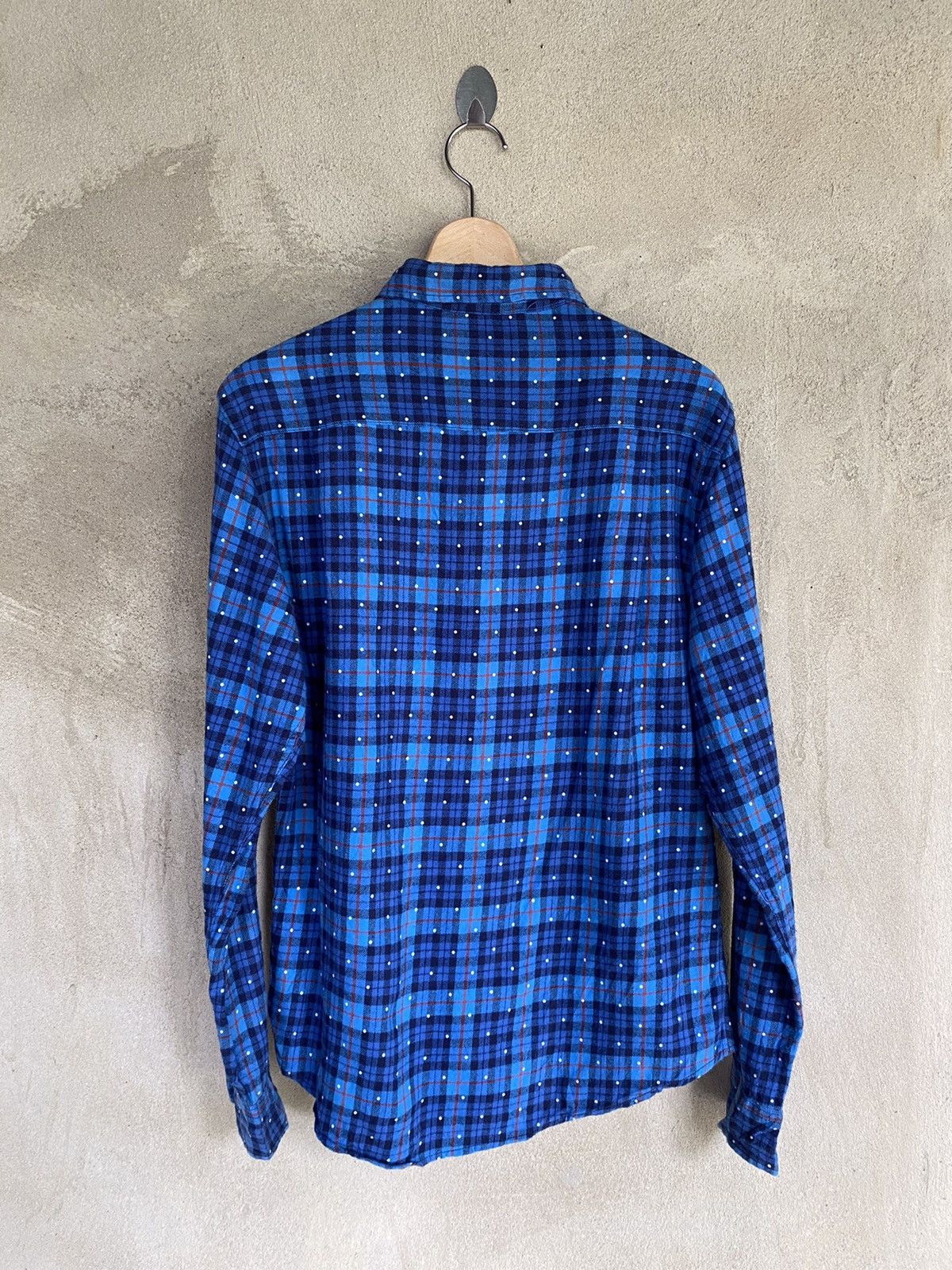 Global Work Japanese Brand Global Work Plaid Tartan Flannel Shirt Size US M / EU 48-50 / 2 - 7 Thumbnail