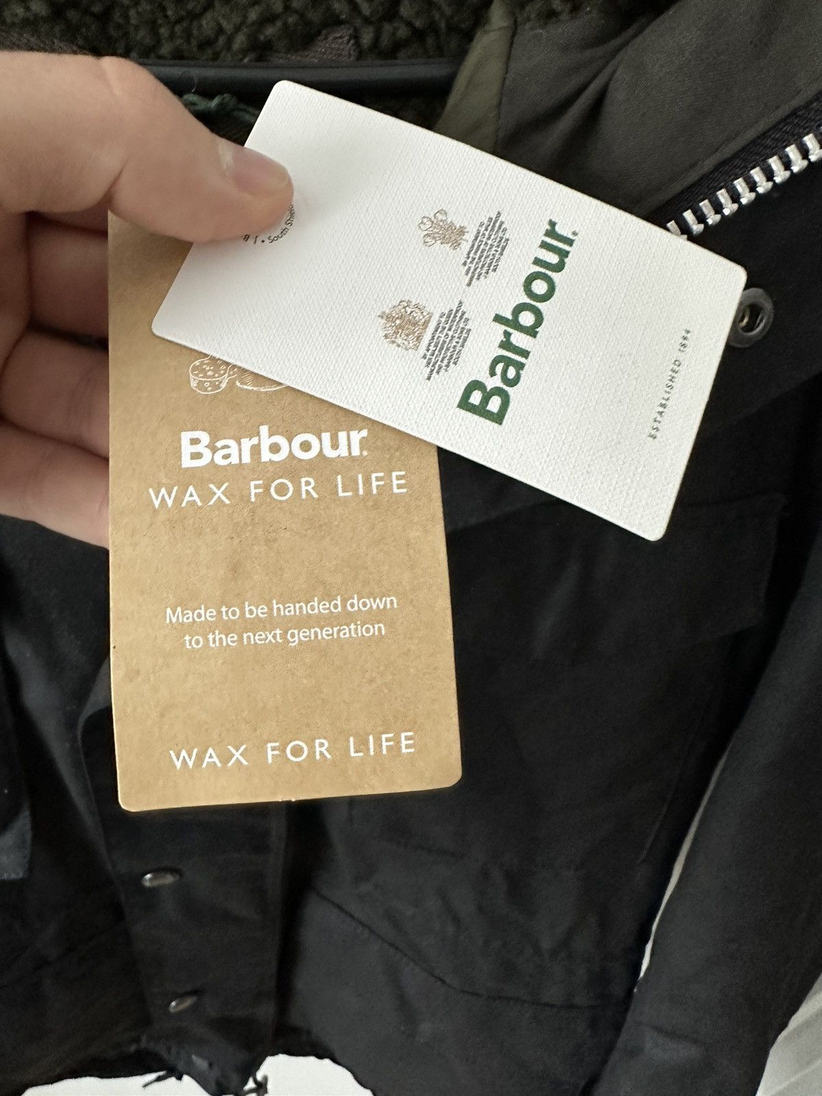 Barbour Barbour nautic waxed hooded jacket MWX1864BK11 Size US S / EU 44-46 / 1 - 11 Thumbnail