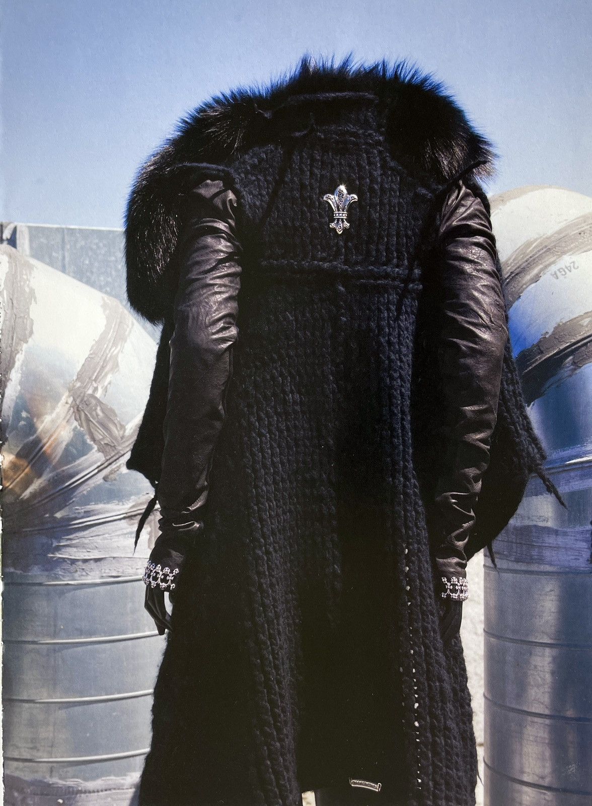 Chrome Hearts Chrome Hearts rare coat photo Poster framed 9x11 Size ONE SIZE - 2 Thumbnail