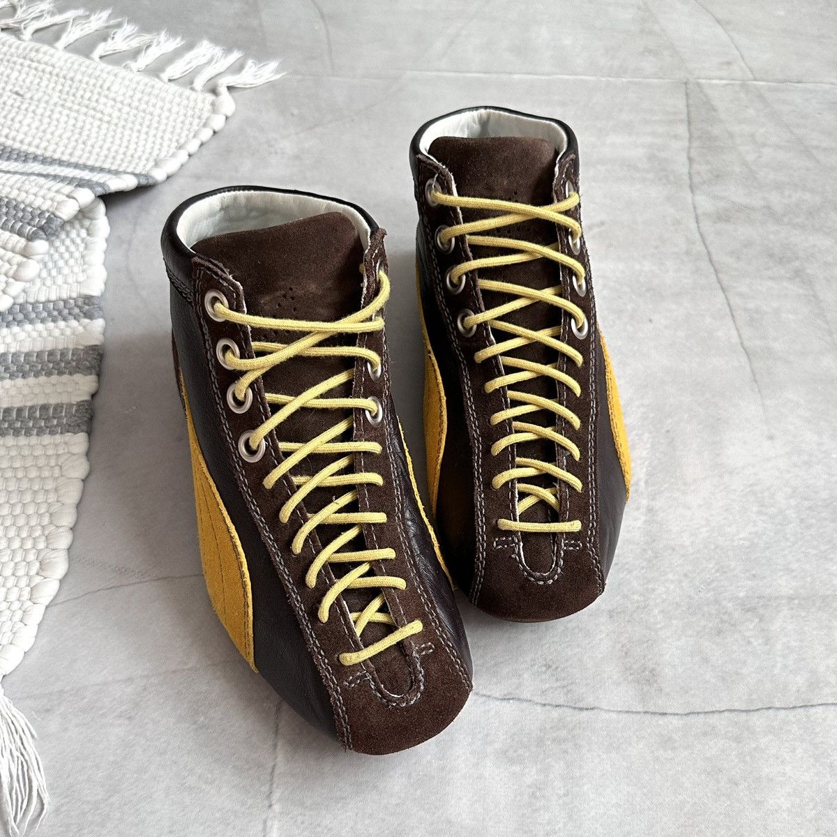 Jil Sander × Puma RARE Puma Boxing Biker Sneakers Boots Speedcat Vibe Size US 7 / IT 37 - 4 Thumbnail