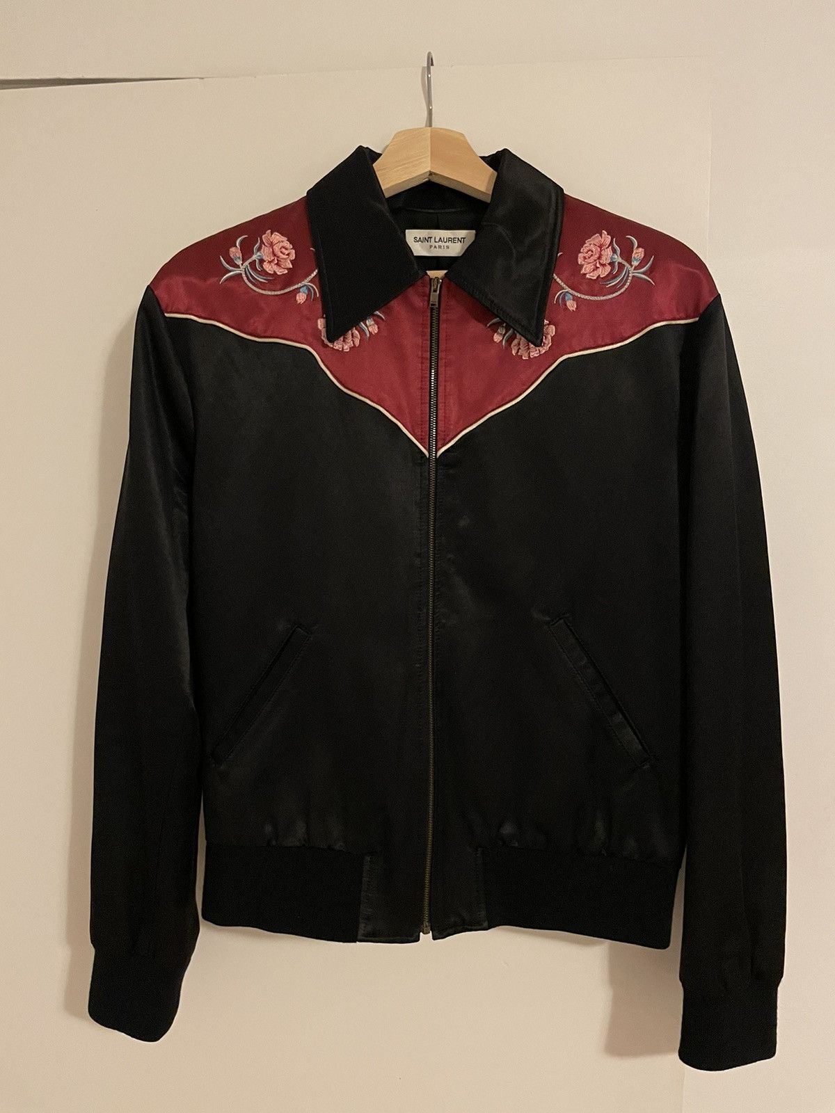 FW16 Western Embroidered Teddy Jacket