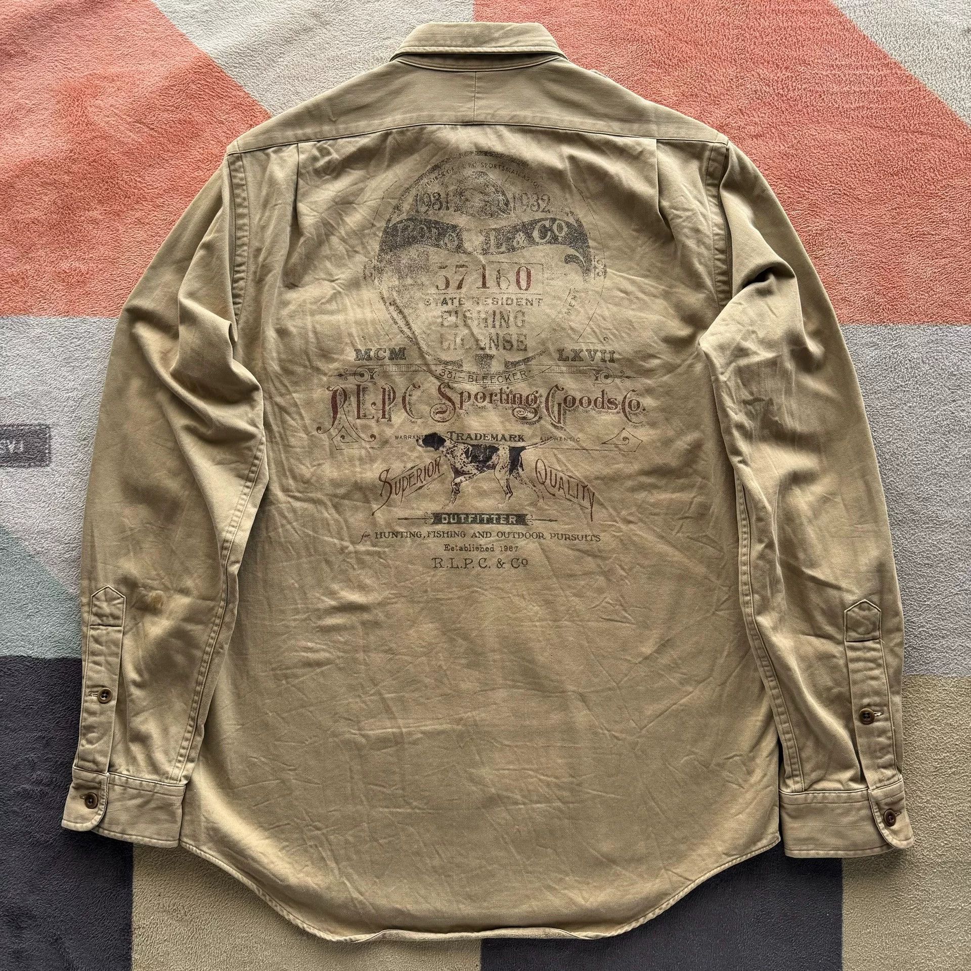 RRL Ralph Lauren Ralph Lauren Polo Outdoor Hunting Shirt Size US M / EU 48-50 / 2 - 1 Thumbnail
