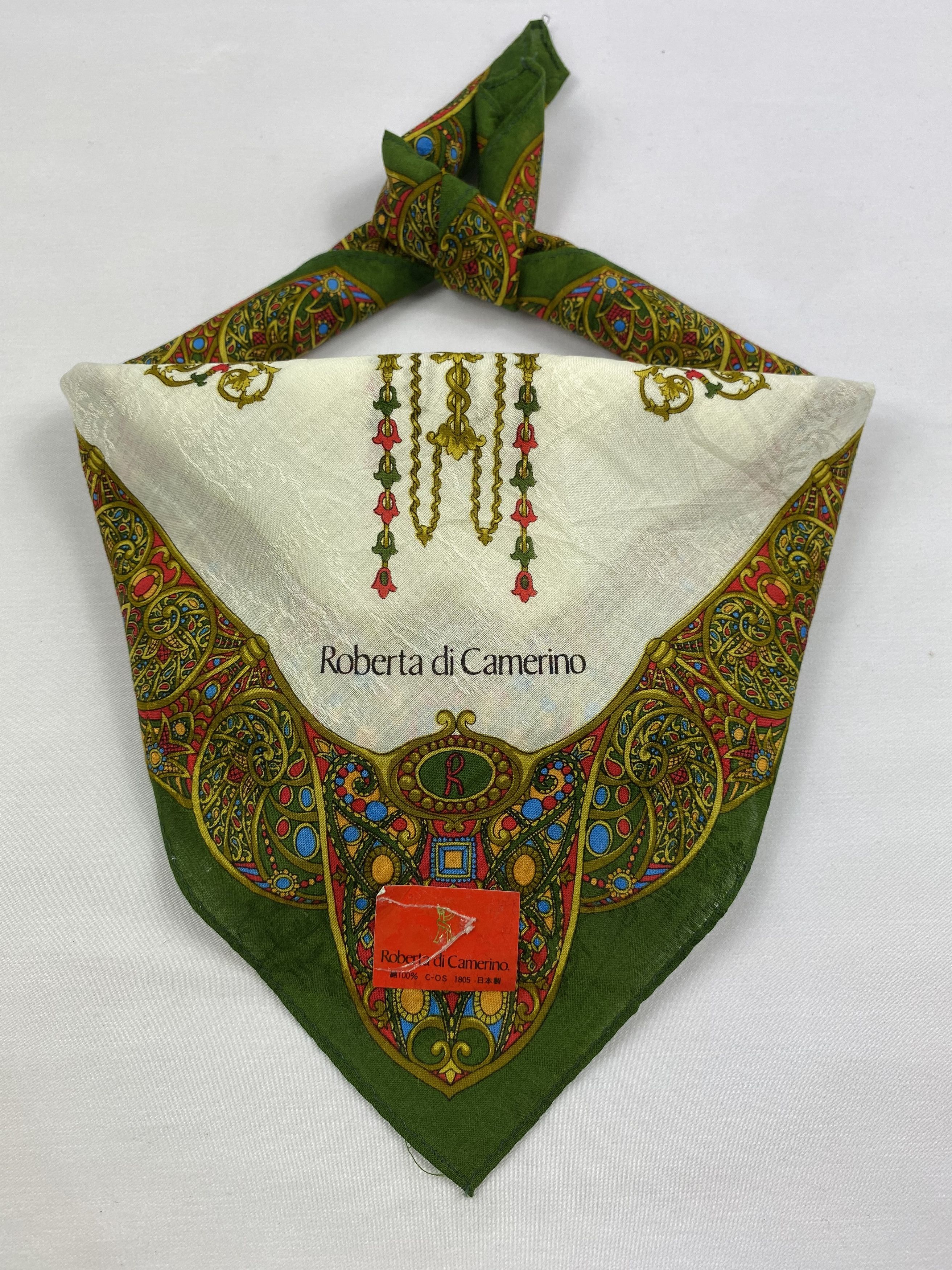 Roberta di Camerino × Vintage Roberta Di Camerino Handkerchief / Bandana / Neckerchief Size ONE SIZE - 1 Thumbnail