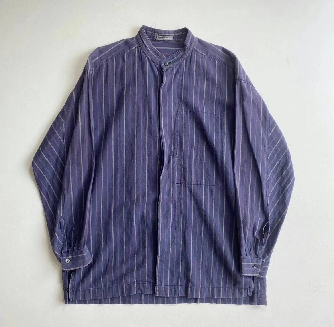Issey Miyake 1980s issey miyake linen shirt "striped" Size US L / EU 52-54 / 3 - 1 Thumbnail
