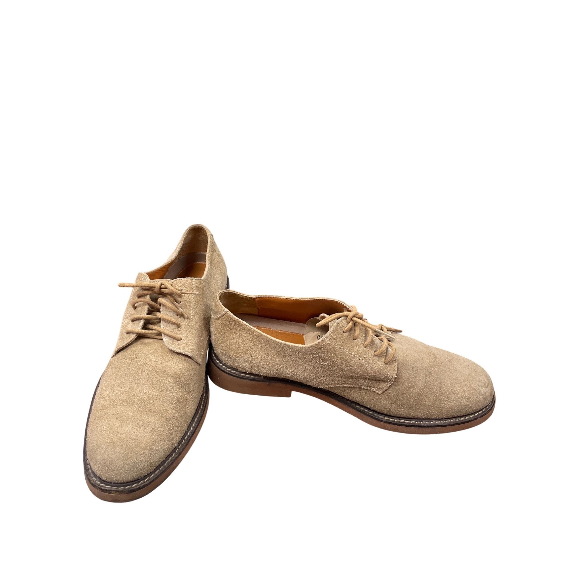Other David Wilson Mens tan suede Lace-Up Oxfords dress shoes Size Size US 9.5 / EU 42-43 - 1 Thumbnail