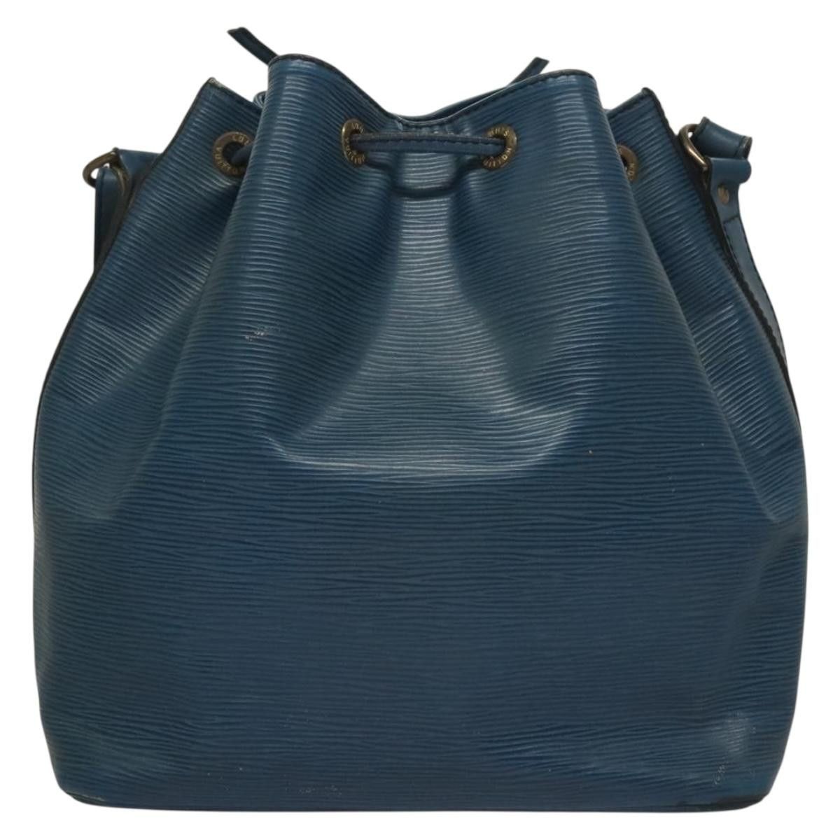 Louis Vuitton LOUIS VUITTON Epi Petit Noe Shoulder Bag Blue M44105 Size ONE SIZE - 3 Thumbnail