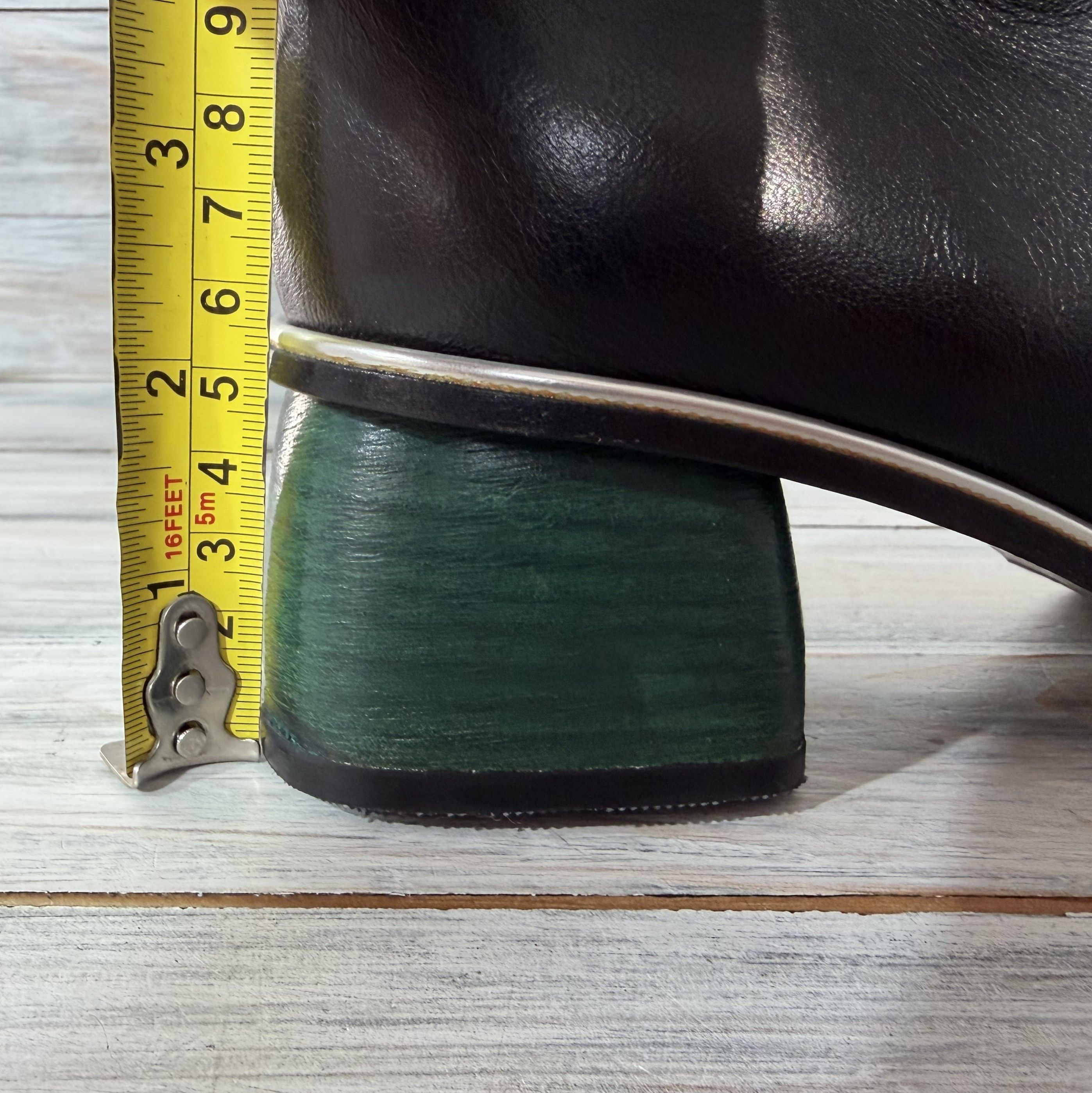 Halmanera HALMANERA Heels Leather Boots Handmade In Italy Luxury Brand Size US 8 / IT 38 - 24 Thumbnail