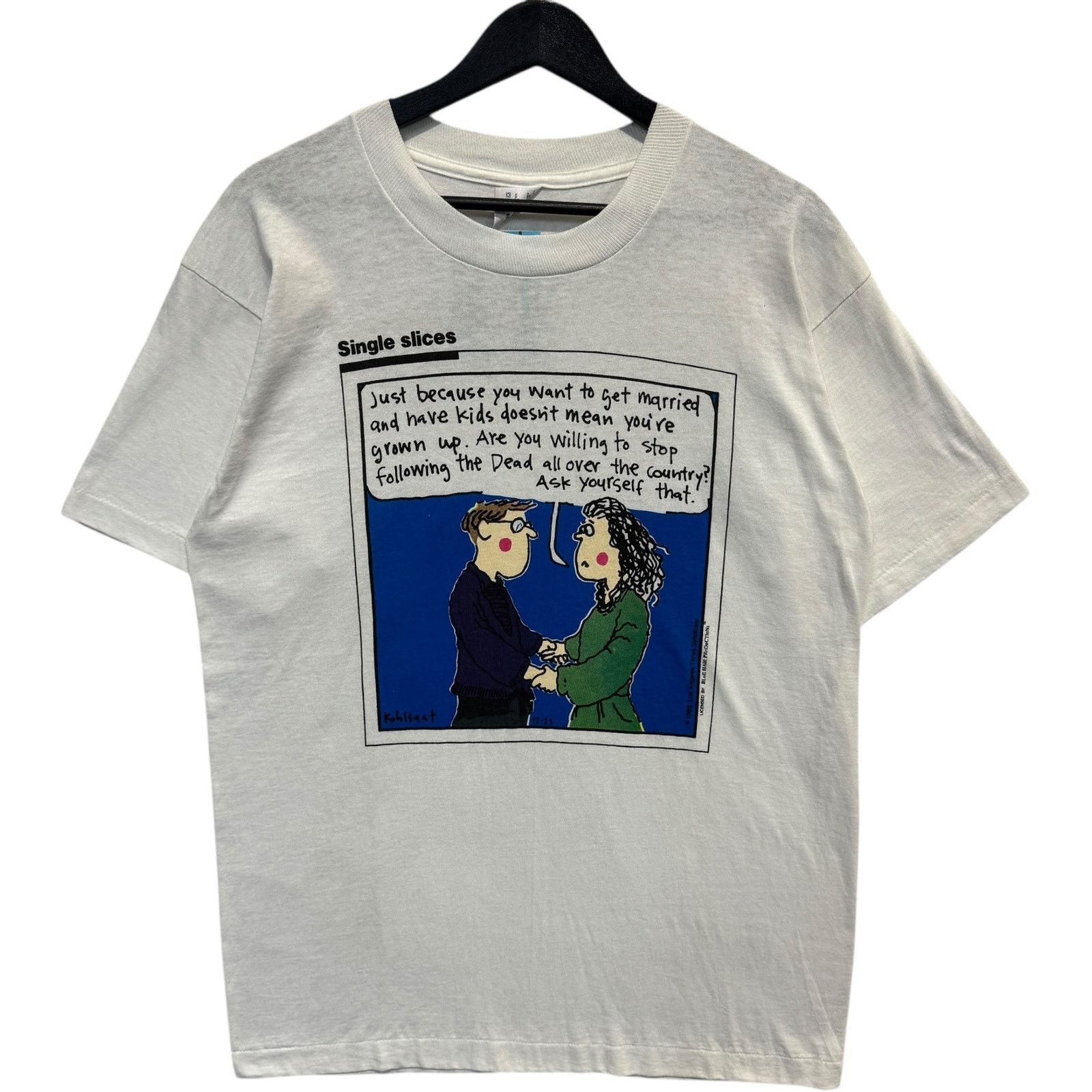 Fruit Of The Loom Vintage Single Slices Grateful Dead Comic Tee 