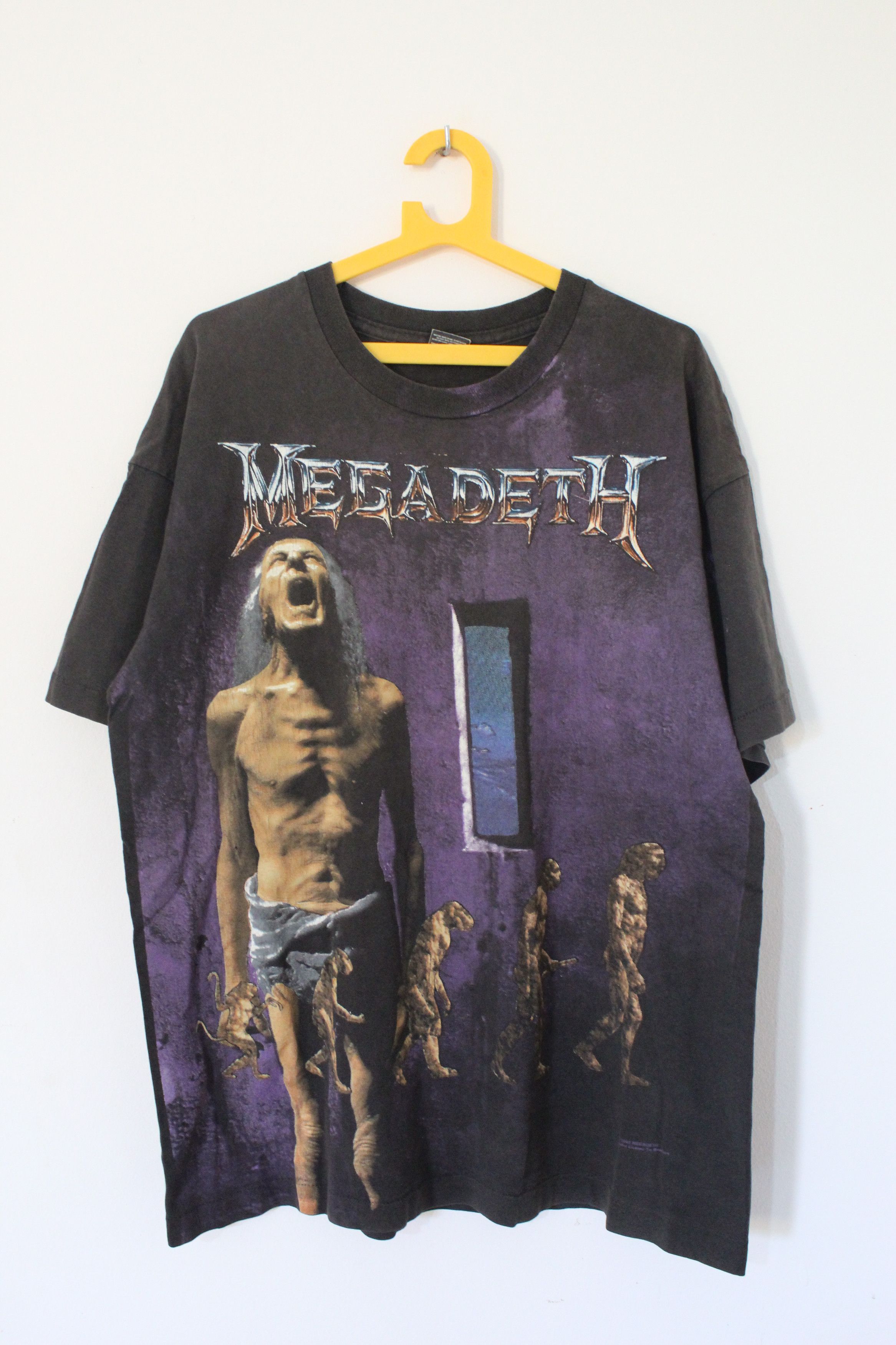 Megadeth × Vintage Rare Vintage MEGADETH 1992 Countdown to Extinction Shirt Size US XL / EU 56 / 4 - 1 Thumbnail