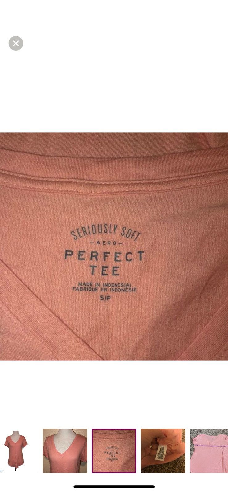Aeropostale Aeropostale small perfect pink tee Size S / US 4 / IT 40 - 6 Thumbnail