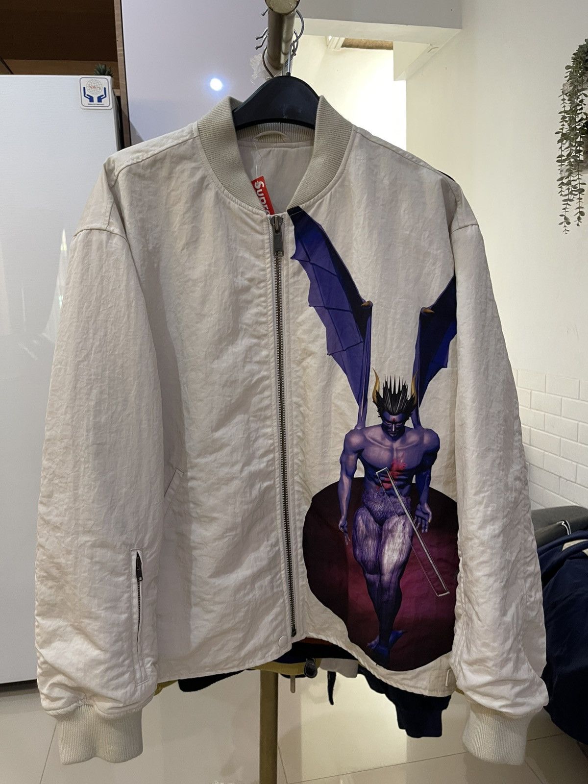 Supreme Supreme Faux Shearling Lined Bomber Jacket Small