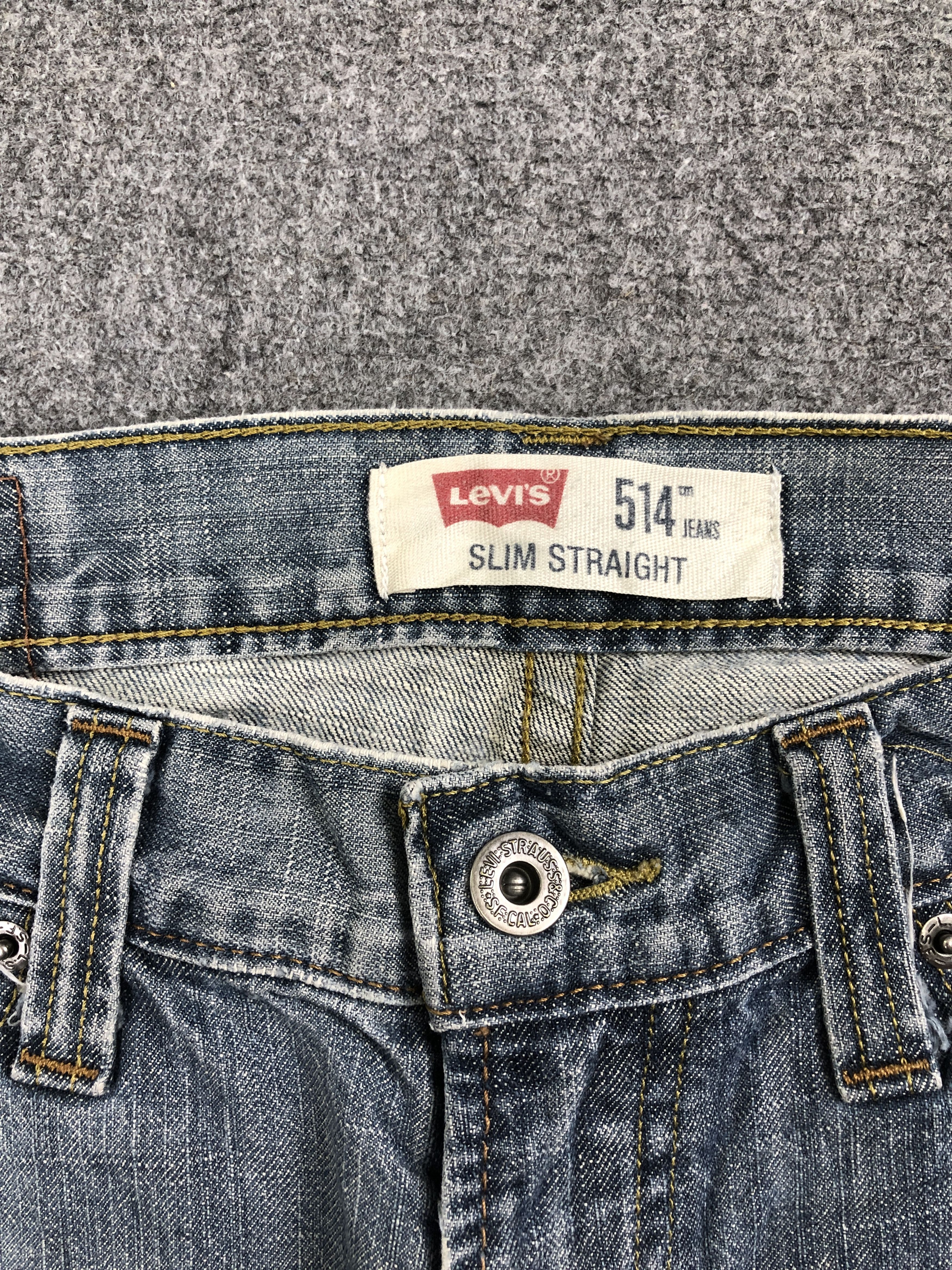 Levi's Vintage Levis 514 Faded Blue Jeans DP2476 Size US 29 - 7 Thumbnail