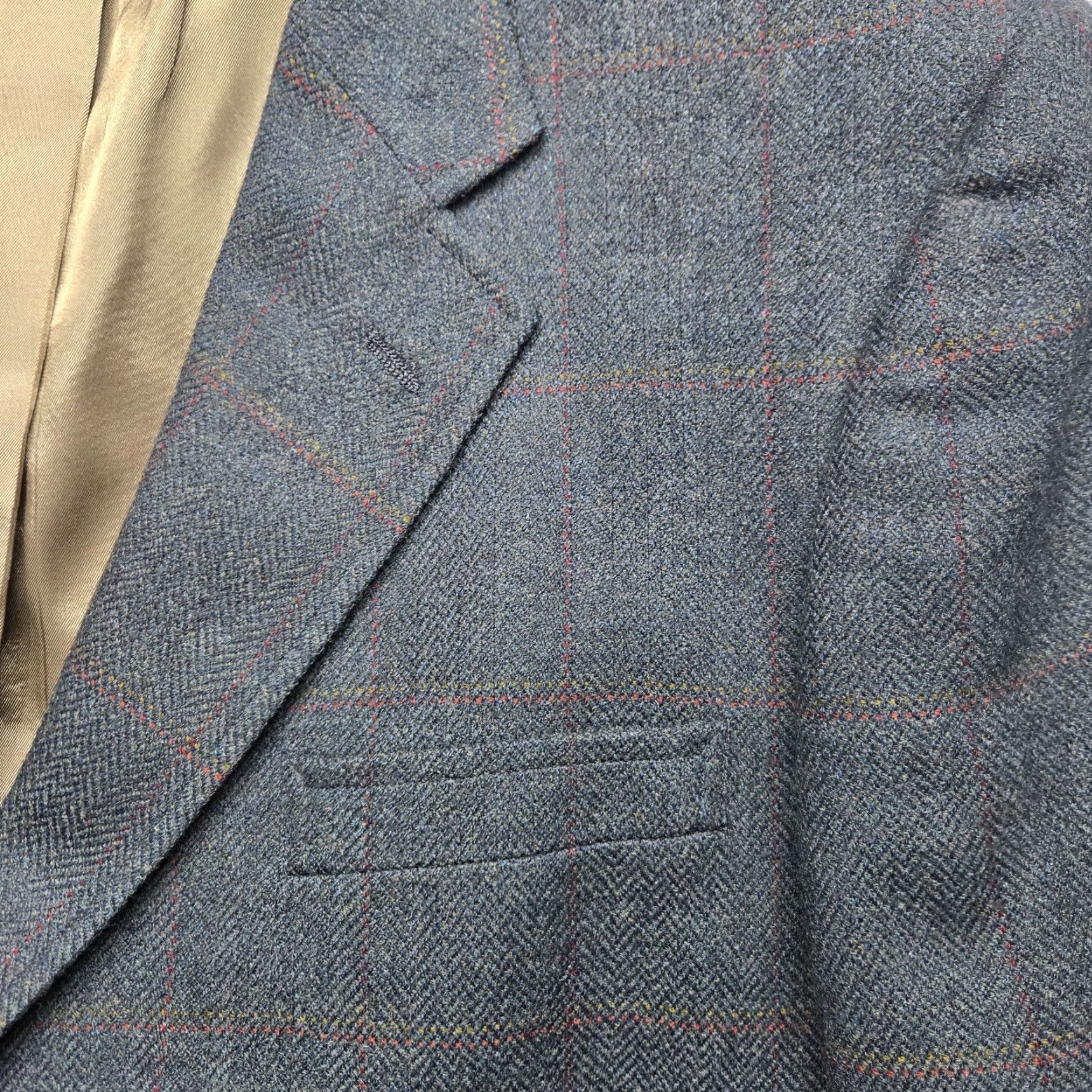 Jos. A. Bank Jos. A. Bank Blazer / Suit Jacket Gray Long 42L Men’s Tweed Button Closure Size 42R - 3 Thumbnail