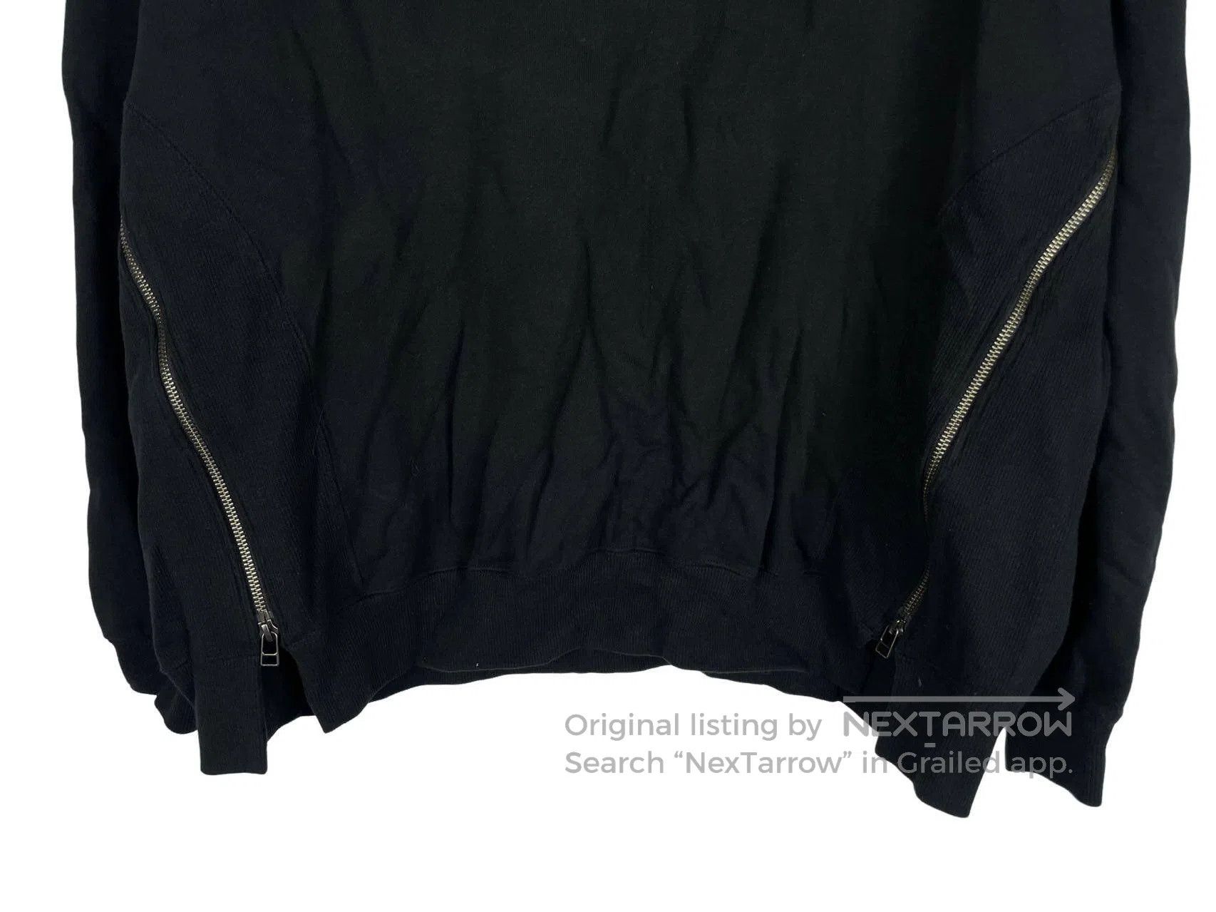 Facetasm Facetasm Zipper Deconstructed Crew Neck Sweatshirt Size US L / EU 52-54 / 3 - 4 Thumbnail