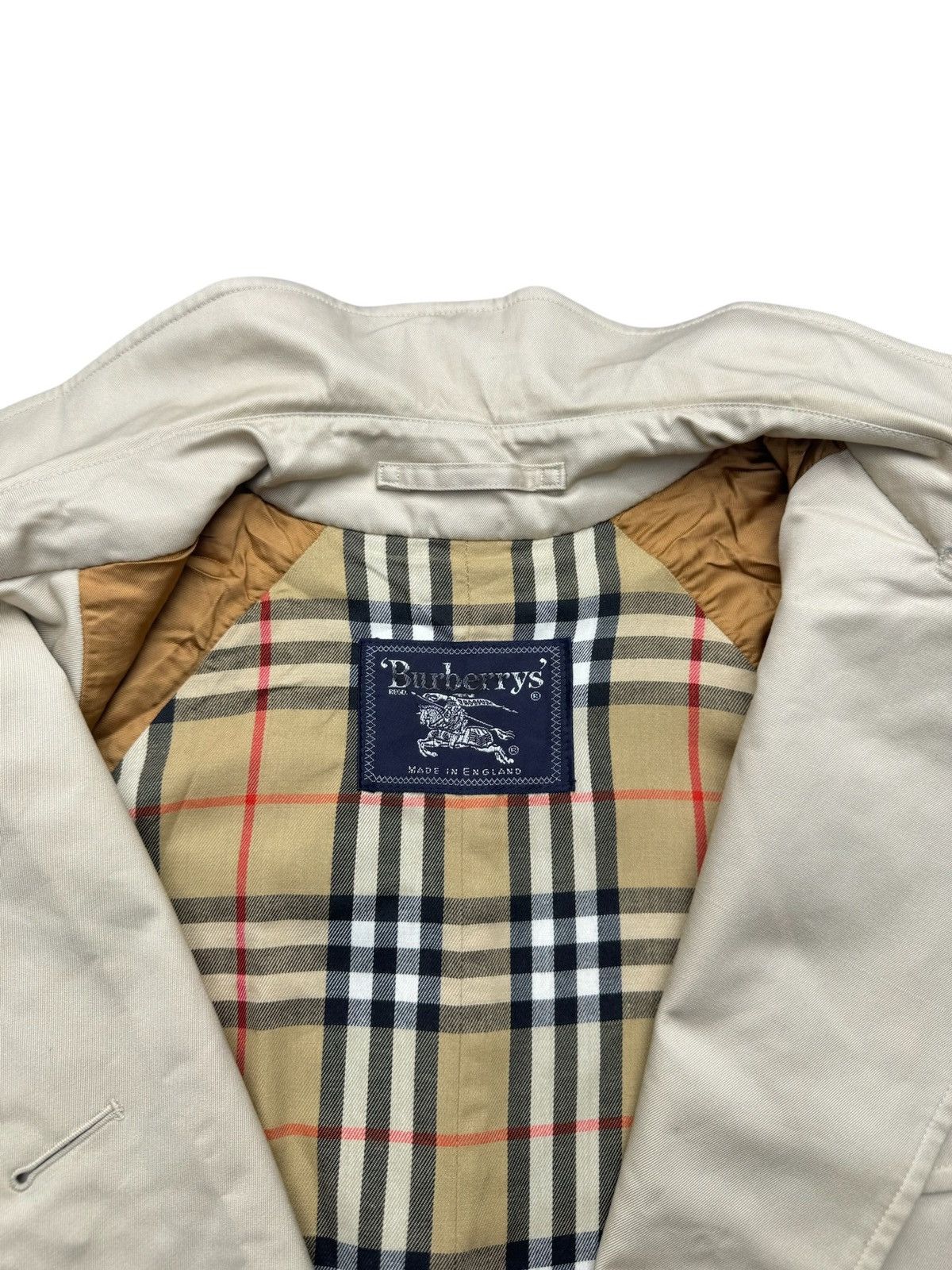 Burberry Burberry Waterloo Long Beige Vintage Trench Coat #2023 Size S / US 4 / IT 40 - 5 Thumbnail