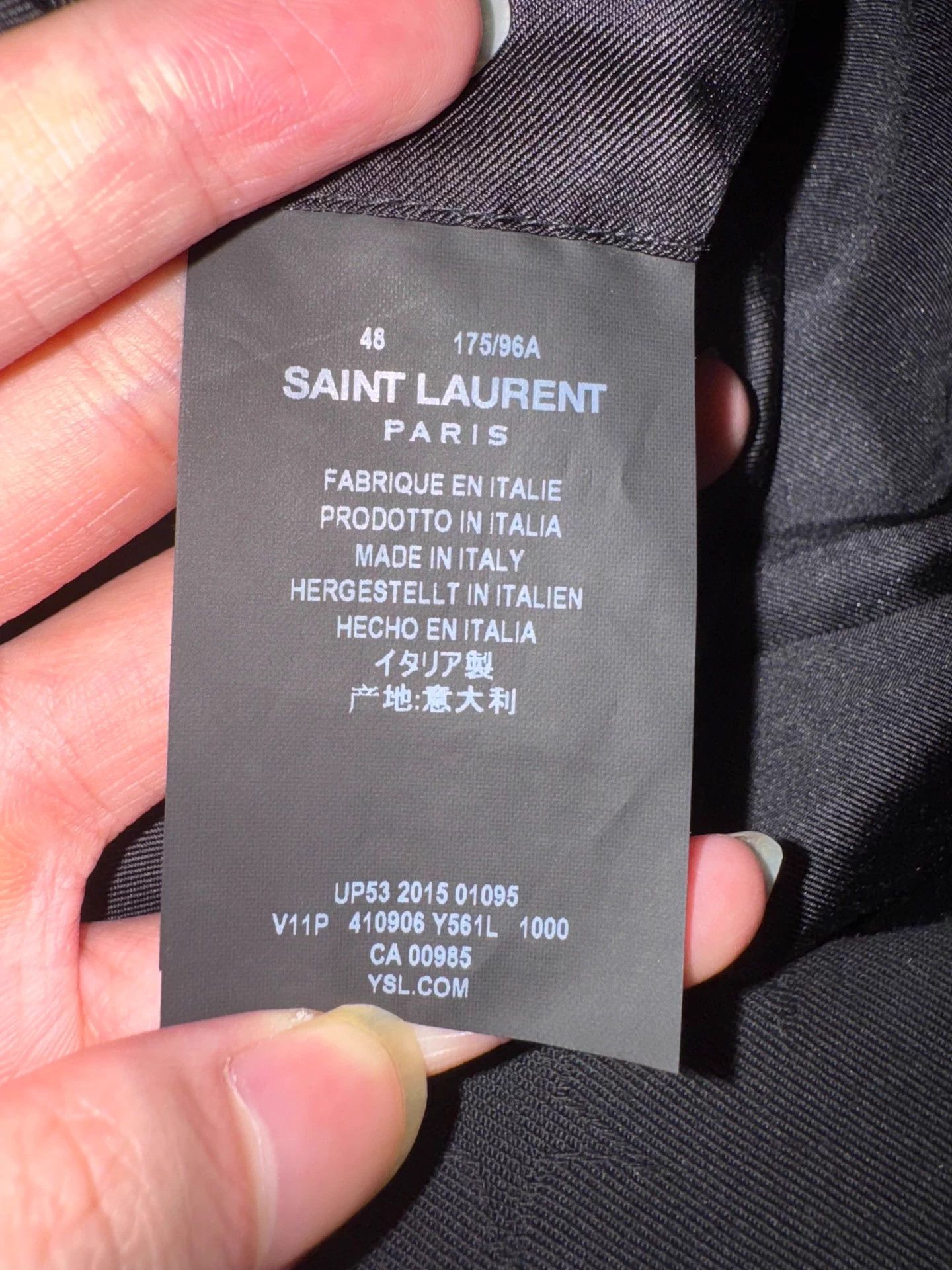 Saint Laurent Paris SLP 16SS Black Warrior Star Blazer 48 Size 48S - 8 Thumbnail