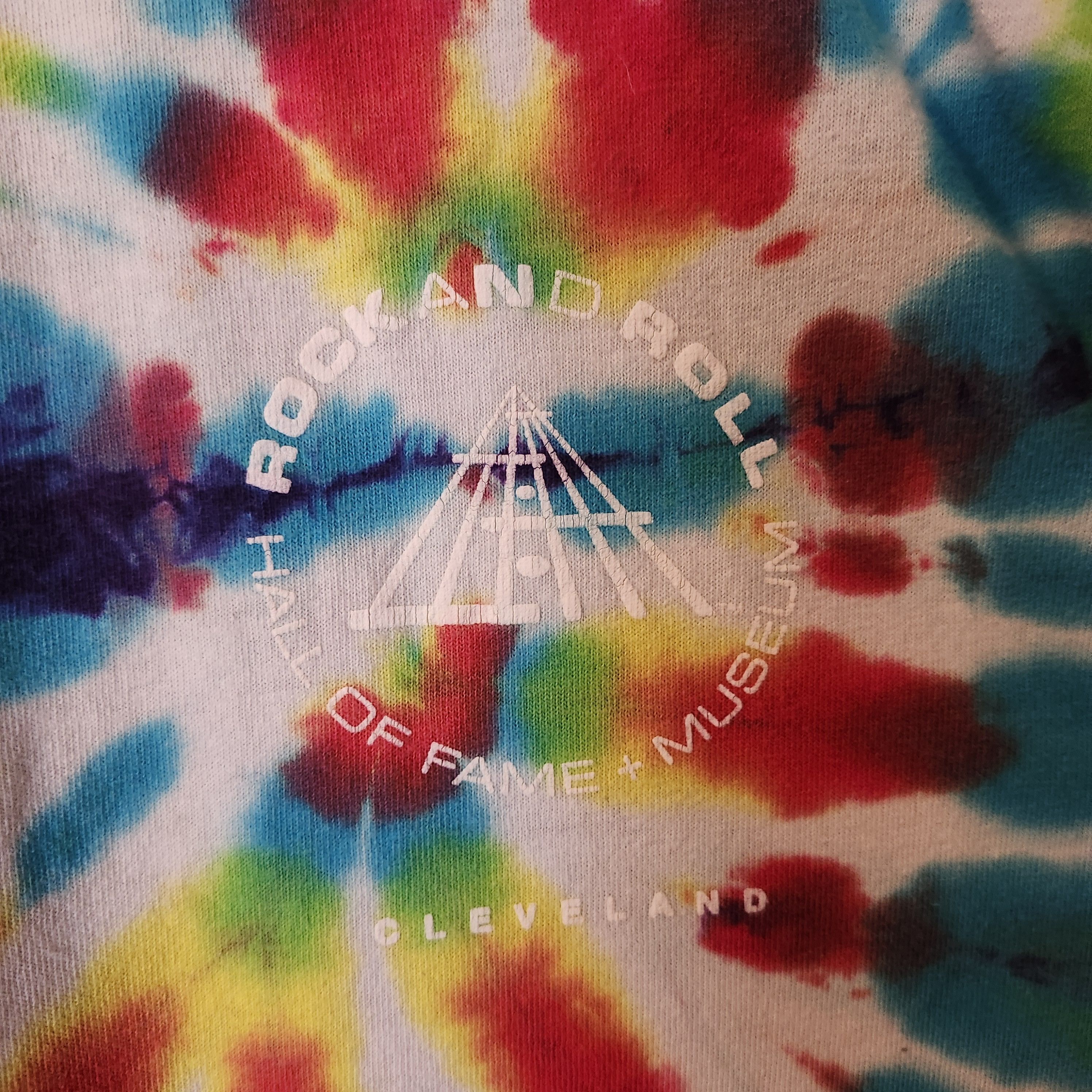 Anvil Rock & Roll Hall of Fame Tie Dye T-Shirt Men's 2XL Cleveland Size US XXL / EU 58 / 5 - 2 Thumbnail