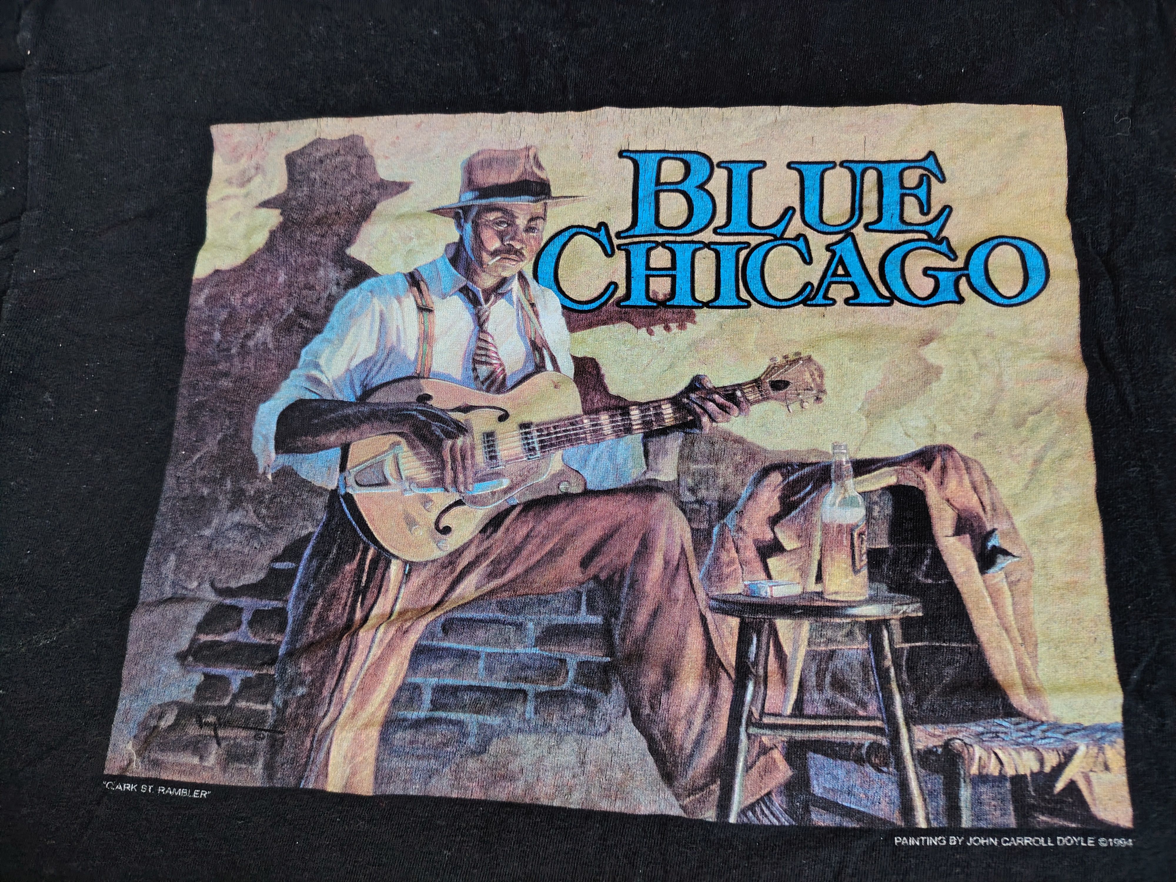 Anvil Vintage 1994 John Carroll Doyle ‘Blue Chicago’ Size US L / EU 52-54 / 3 - 5 Thumbnail