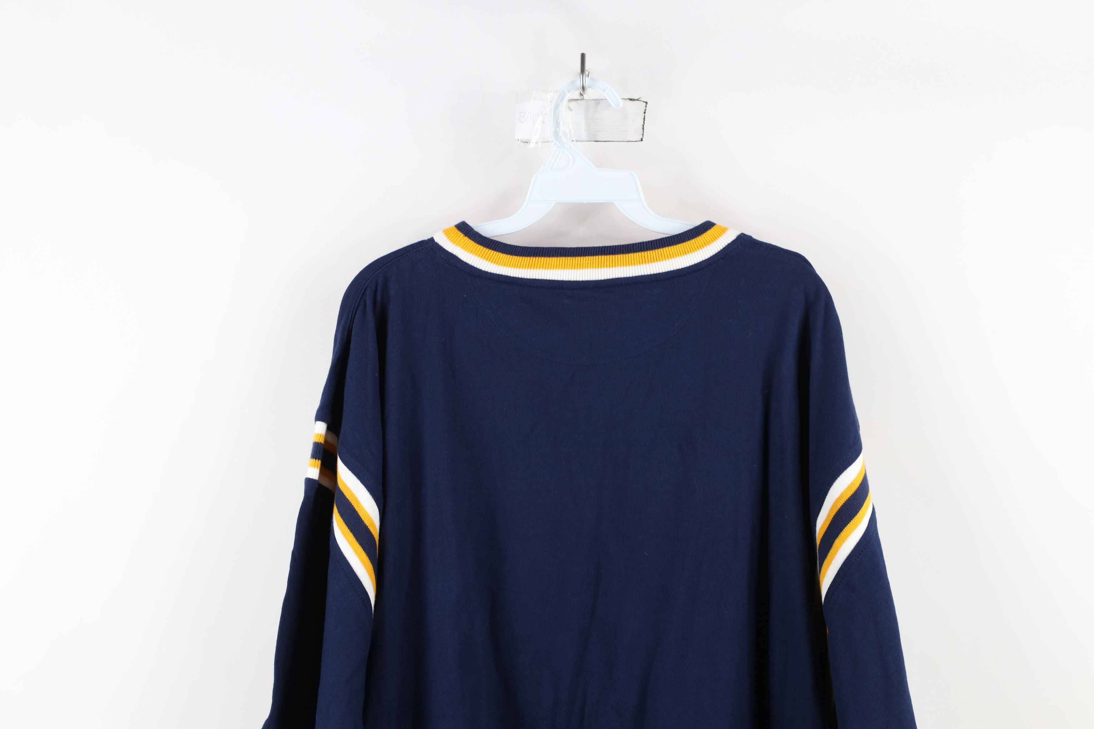 Vintage Vintage 90s Heavyweight University of Michigan T-Shirt Blue Size US XL / EU 56 / 4 - 11 Thumbnail