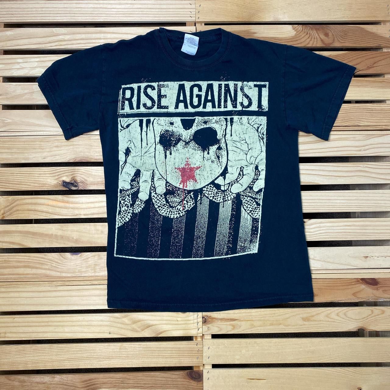 Gildan Rise Against Black Y2K Band Tee Size Small Size US S / EU 44-46 / 1 - 1 Thumbnail