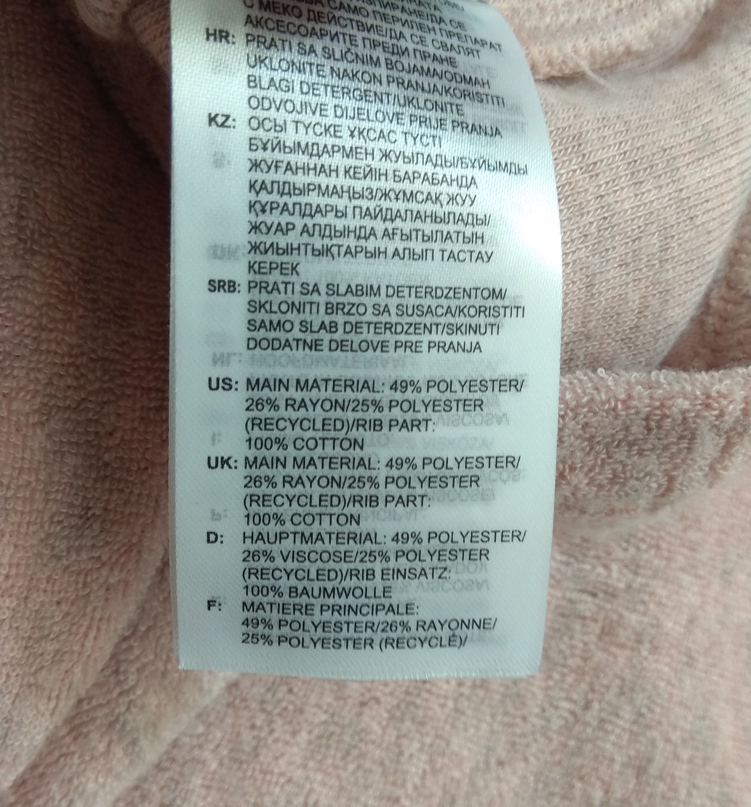 Adidas Adidas Samstag Terry Vapour Pink Sweatshirt sz M Size US M / EU 48-50 / 2 - 7 Thumbnail