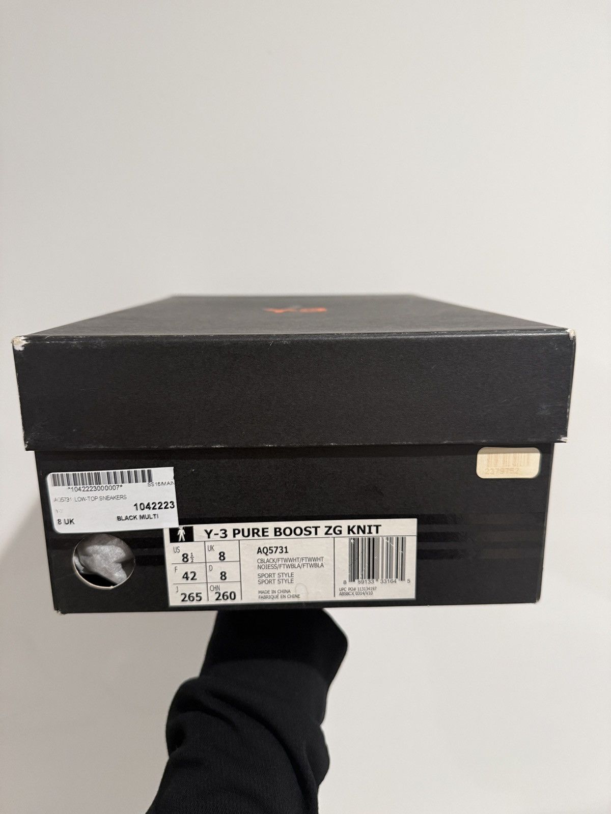 Adidas × Y-3 Y-3 Pure Boost ZG Knit – Yohji Yamamoto (Black Multi) Size US 8.5 / EU 41-42 - 7 Thumbnail