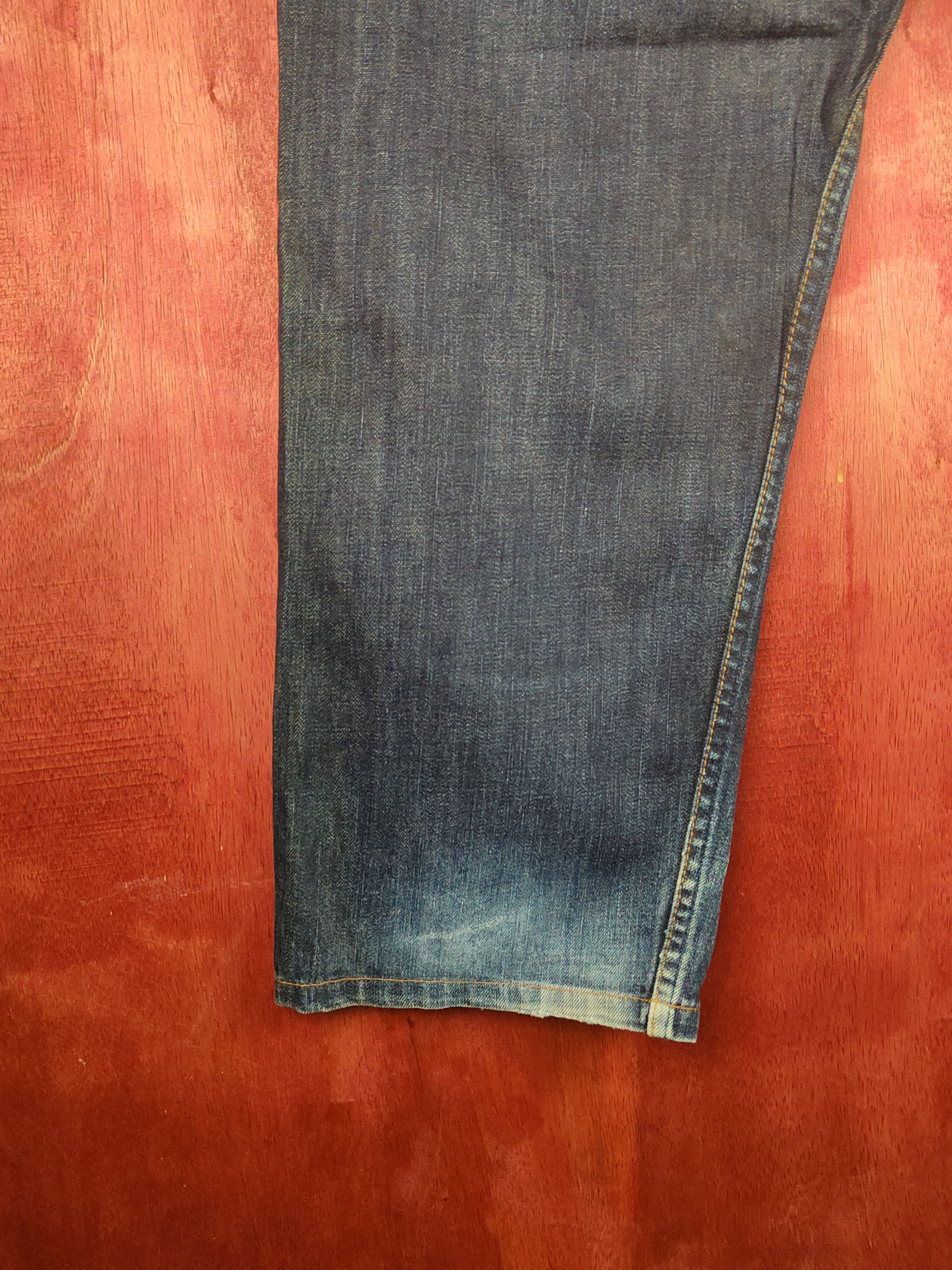 Levi's Levi's Dark Blue Distressed Ripped Jeans #S1882 Size US 31 - 11 Thumbnail