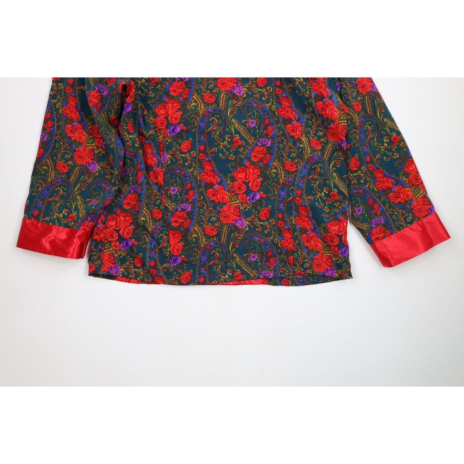 Victoria's Secret × Vintage NOS Vintage 90s Victorias Secret 2 Piece Flower Pajamas Size L / US 10 / IT 46 - 8 Thumbnail
