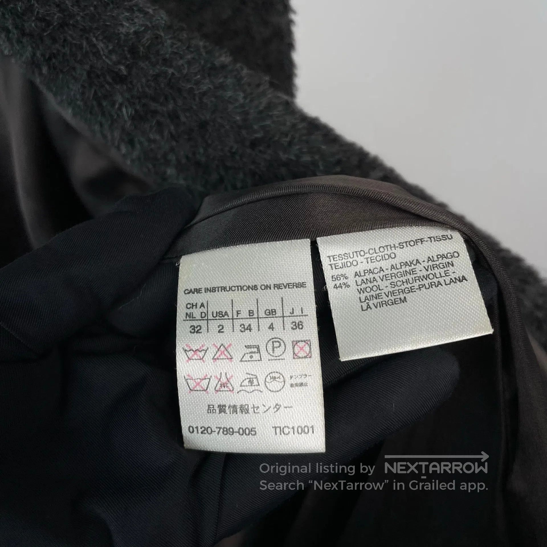 Max Mara Max Mara Dark Gray Lapel Teddy Coat| Size 4XL / US 24-26 - 6 Thumbnail