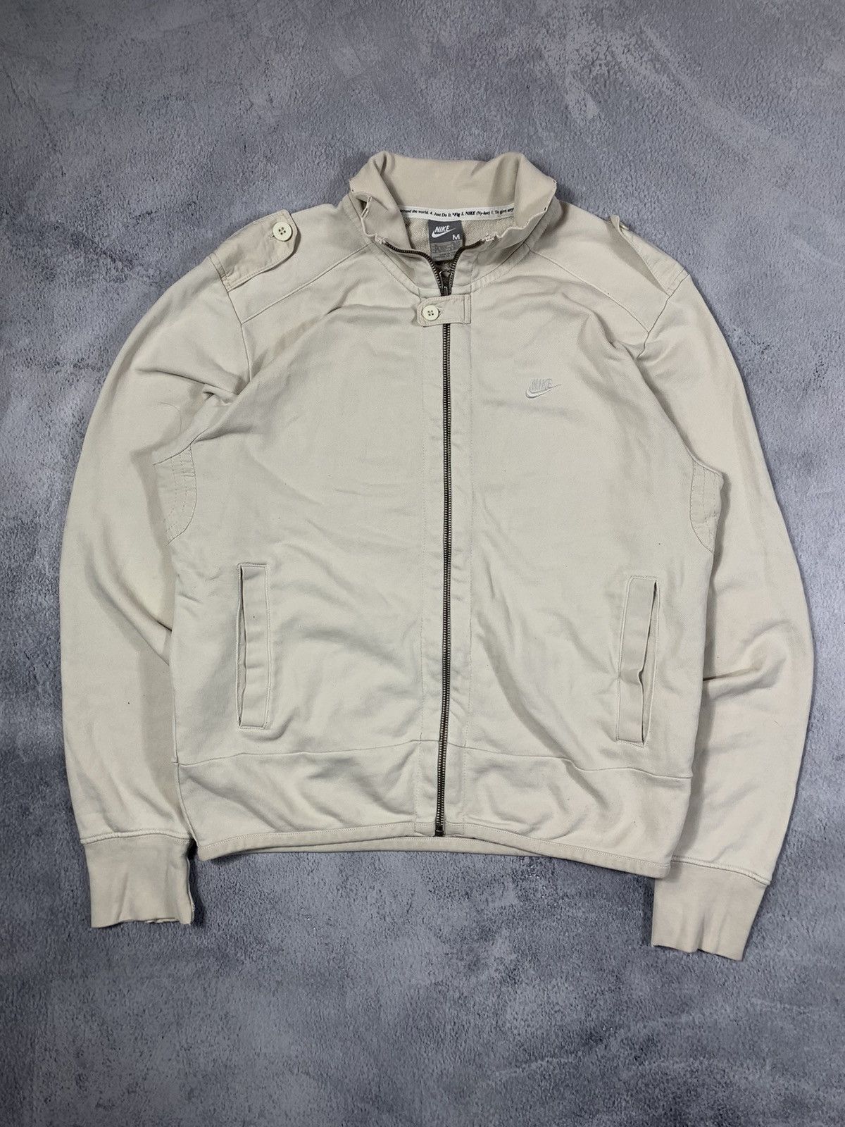 Nike × Vintage Vintage Nike zip up hoodie streetwear back logo size M Size US M / EU 48-50 / 2 - 3 Thumbnail