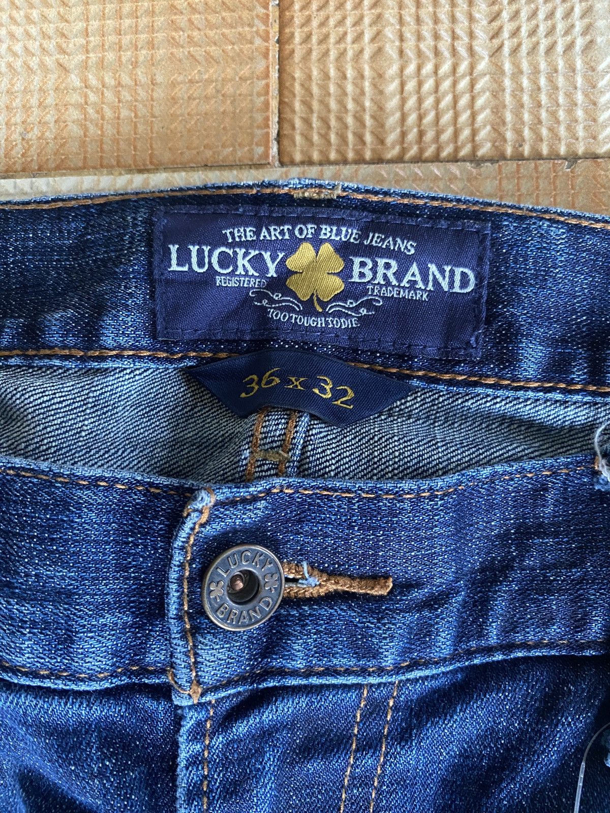 If Six Was Nine × Lucky Brand × Vintage Vintage lucky brand straight cut denim Size US 36 / EU 52 - 7 Thumbnail