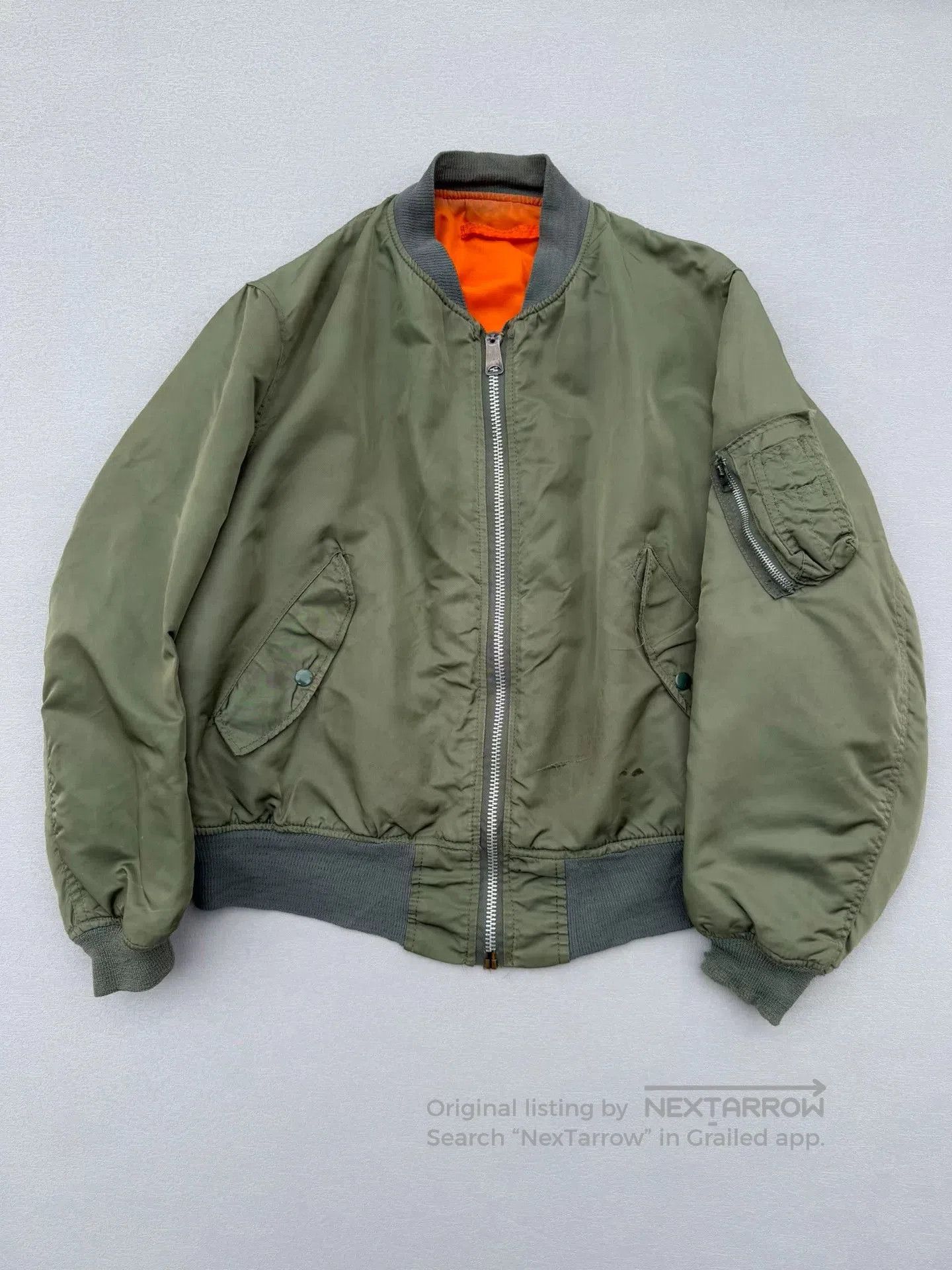Vintage Vintage 80s Alpha USAF MA. Size US L / EU 52-54 / 3 - 1 Thumbnail