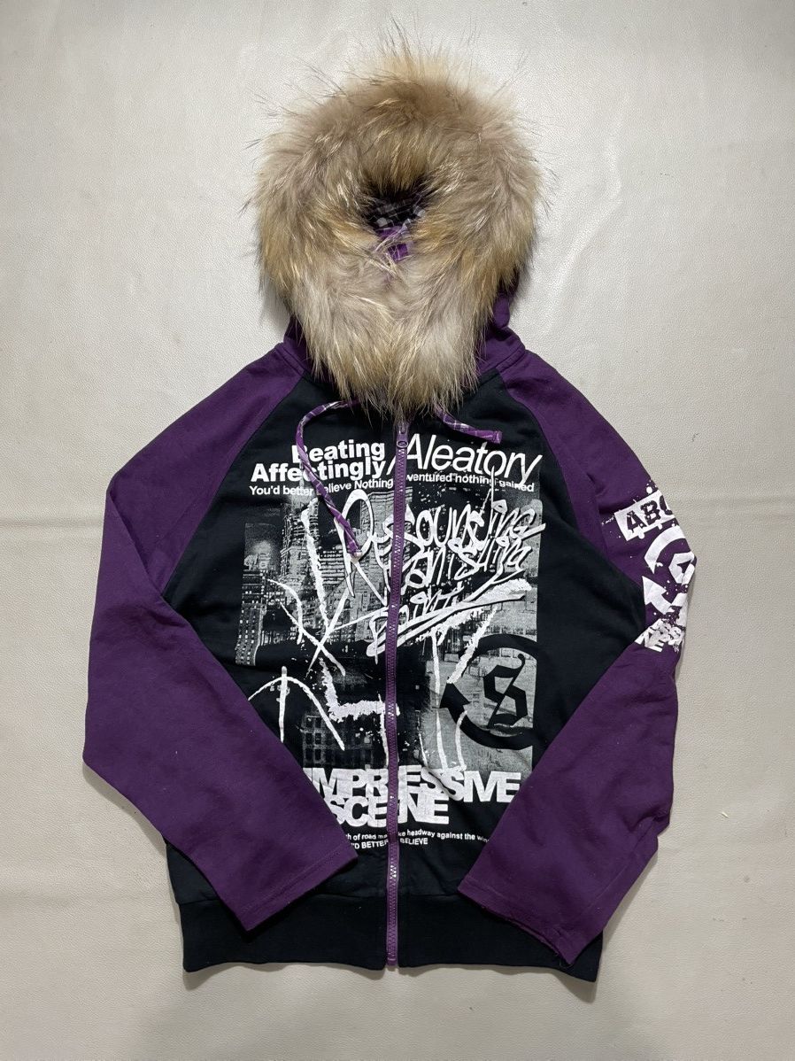 Beauty Beast Timestep Poem zip Fur Hoodie gothic style Size US M / EU 48-50 / 2 - 4 Thumbnail