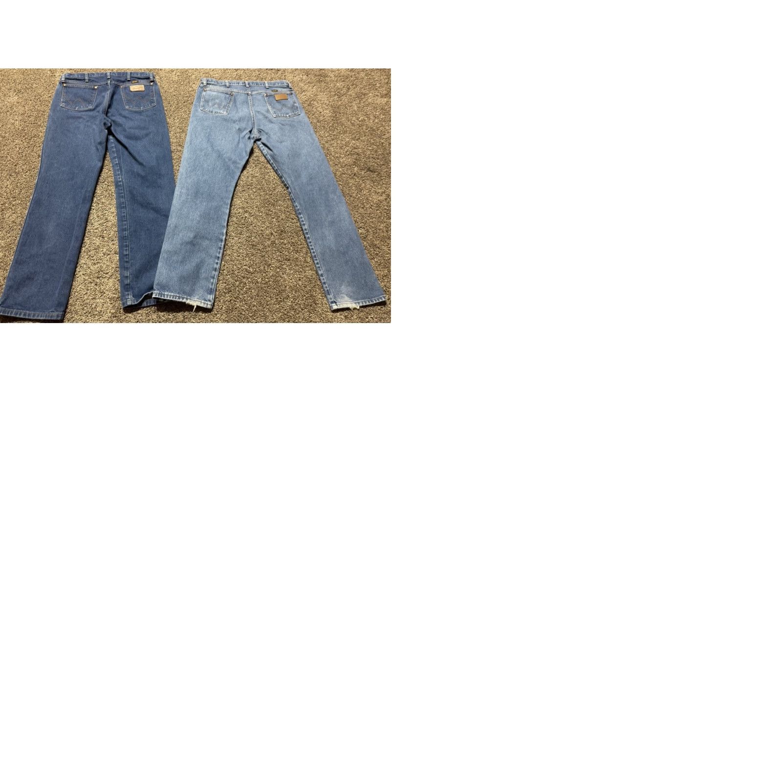 Wrangler Wrangler 13MWZ Cowboy Bootcut Jeans Men Size 36X32 & 35X32 Blue Denim 36in Waist 13MWZ Wrangler Cowboy Cut Mexico Lot Of 2 Size US 32 / EU 48 - 11 Thumbnail