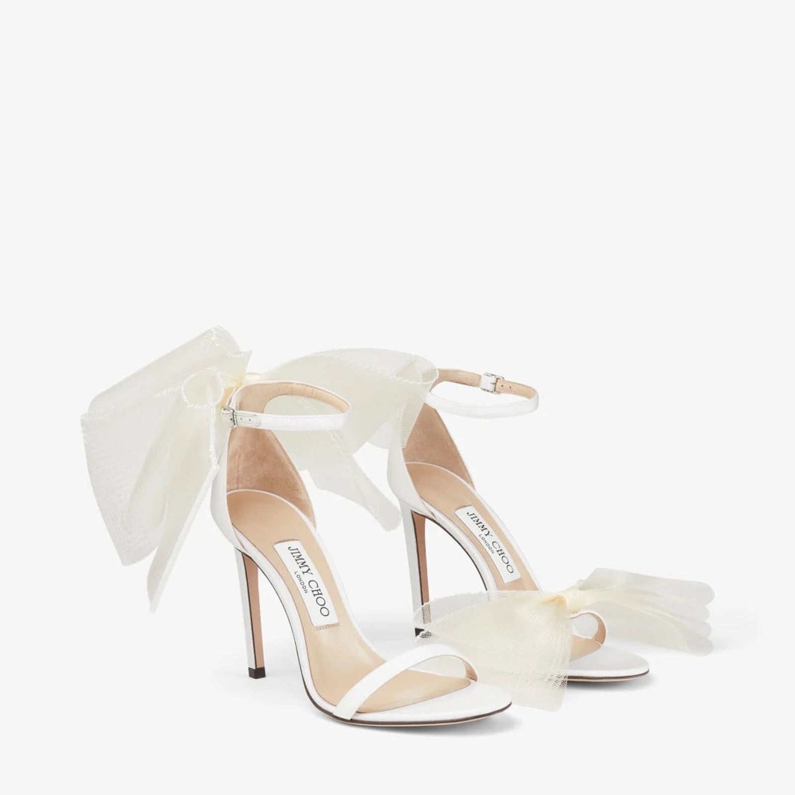 Jimmy Choo Jimmy Choo Aveline 100 Latte Sandals with Asymmetric Size US 6 / IT 36 - 1 Thumbnail