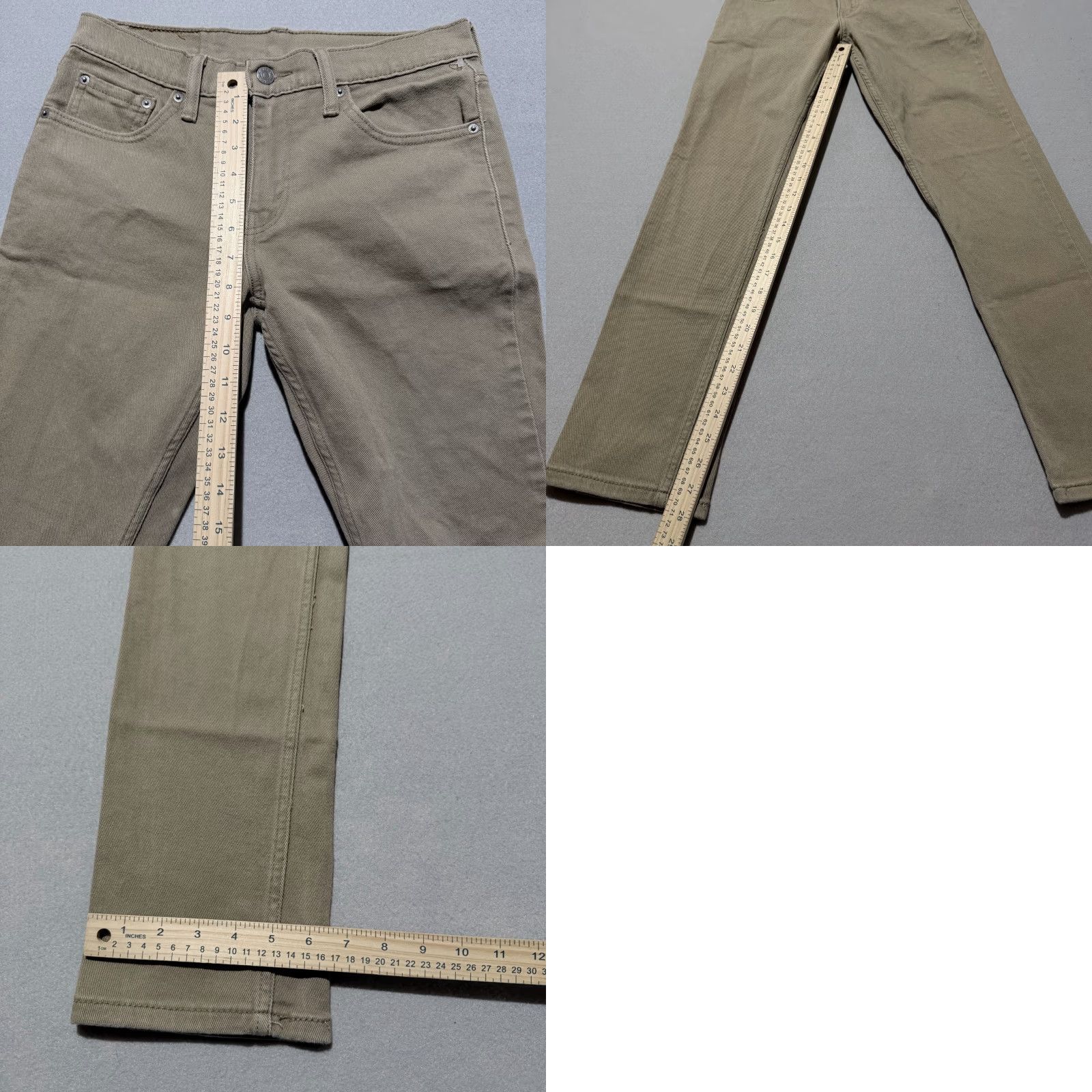 Levi's Levi's Jeans Men Slim 511 Khaki Denim Low Rise 30x30 Size US 30 / EU 46 - 9 Thumbnail