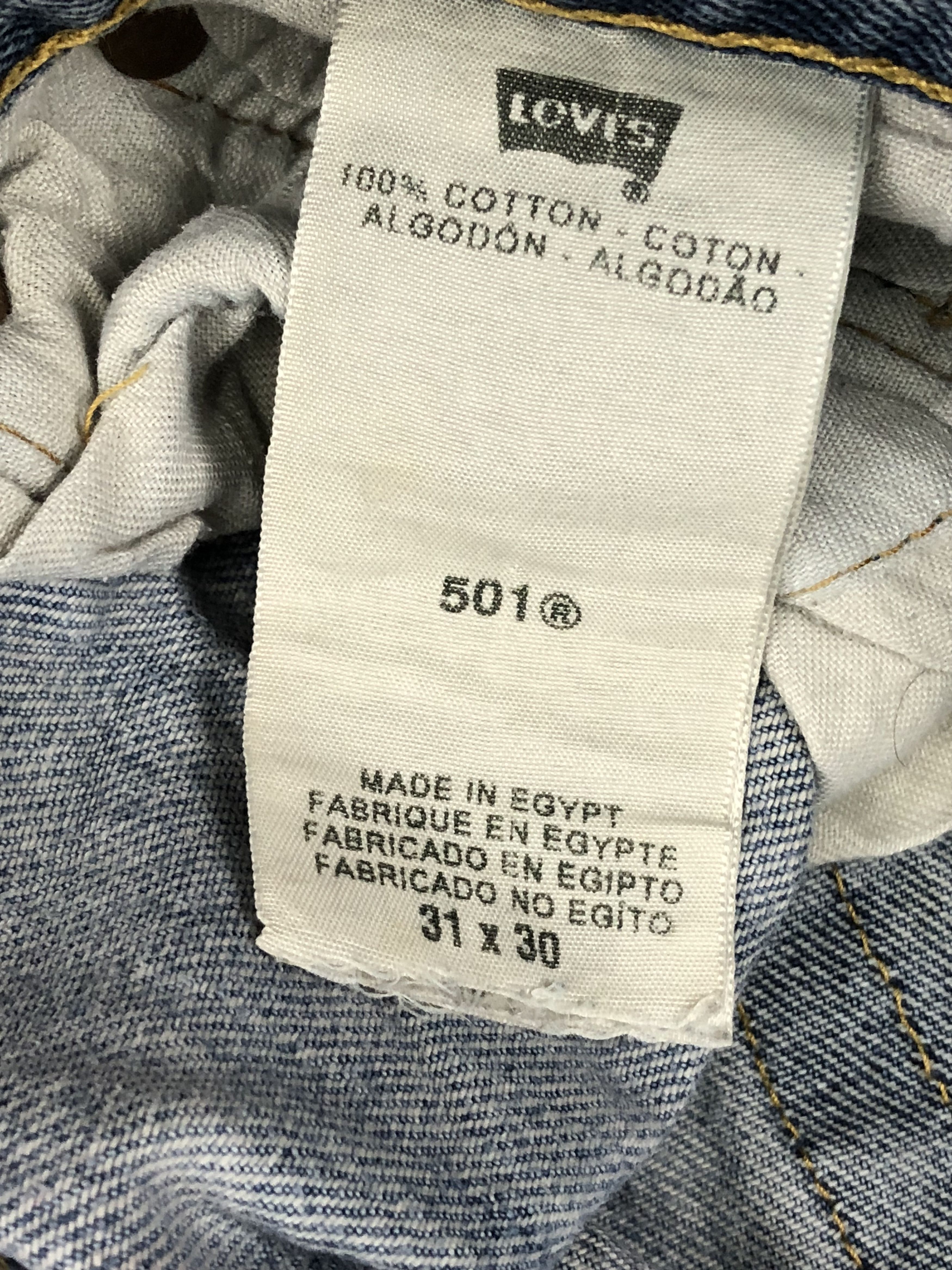 Levi's Vintage Levis 501 Faded Blue Jeans DPP0092 Size US 32 / EU 48 - 7 Thumbnail