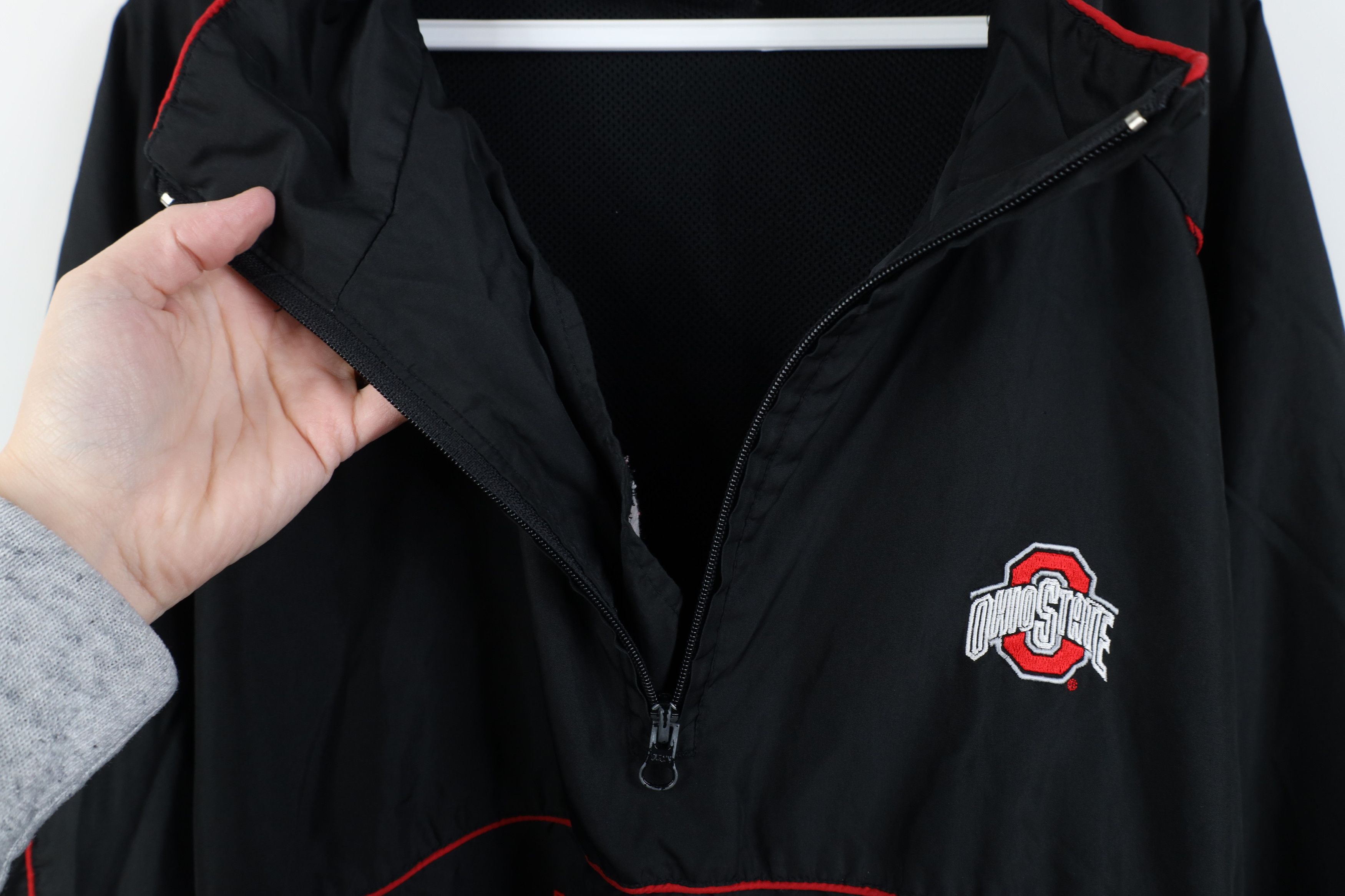 Vintage Vintage Ohio State University Half Zip Windbreaker Jacket Size US XXL / EU 58 / 5 - 6 Thumbnail