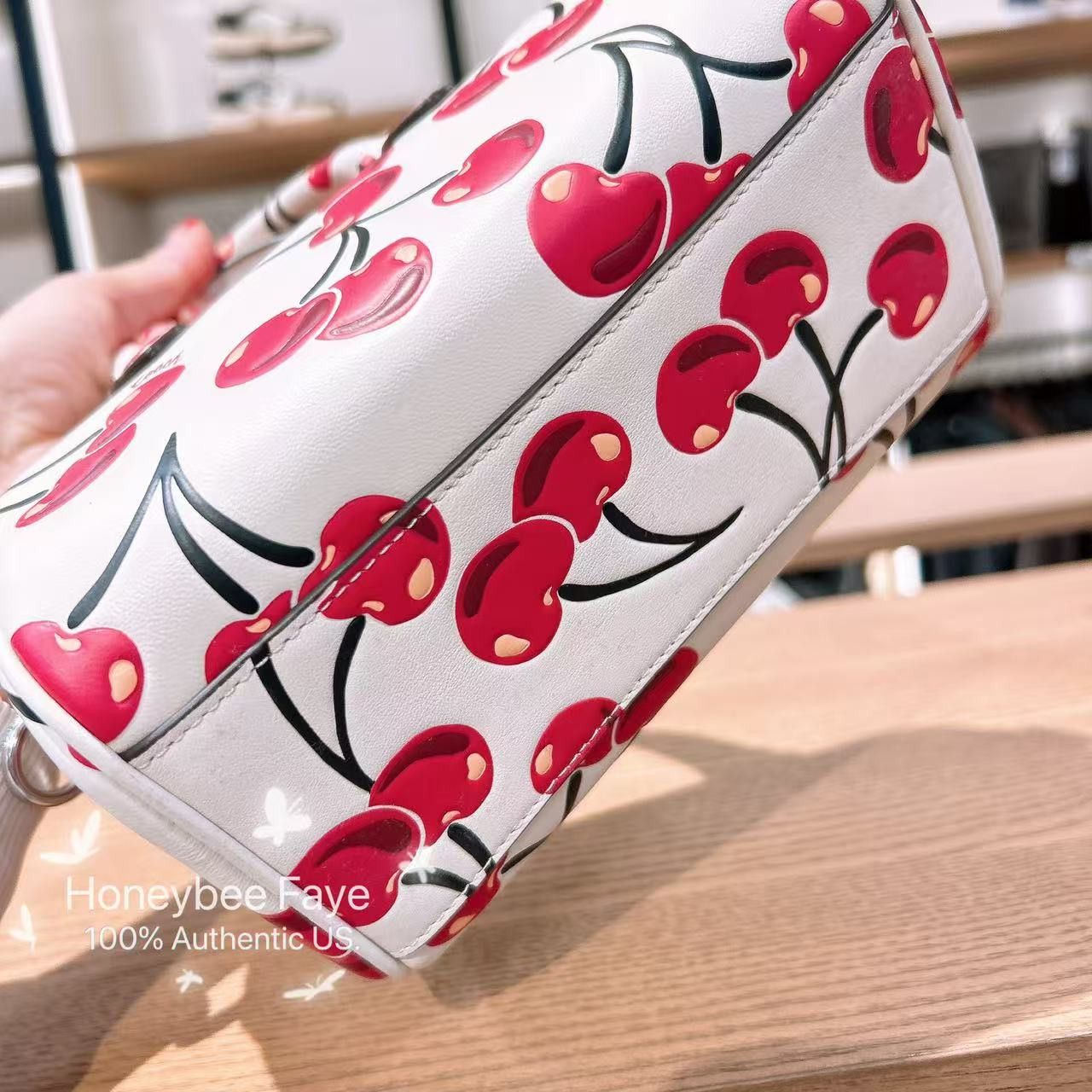 Coach Mini Rowan Crossbody Bag With Cherry Print CY745 Size ONE SIZE - 5 Thumbnail