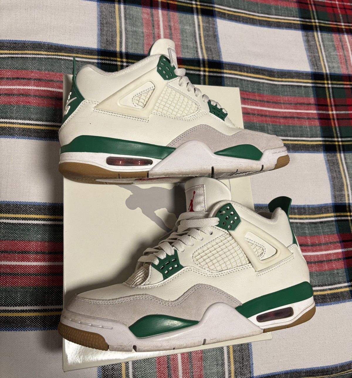 Nike Jordan 4 Retro x Nike SB Pine Green Size 8 Men Size US 8 / EU 41 - 2 Thumbnail