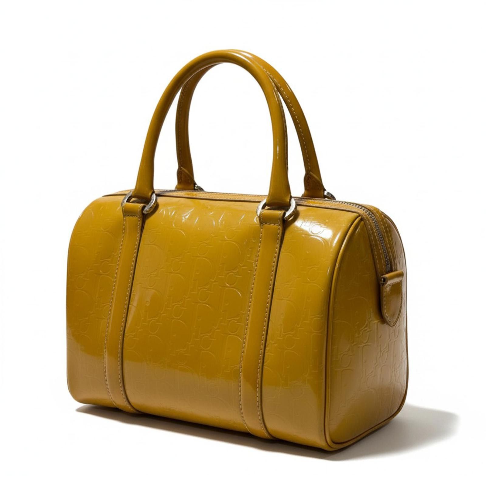 Louis Vuitton Louis Vuitton - Mustard Yellow Vernis Leather Handbag Size ONE SIZE - 1 Thumbnail
