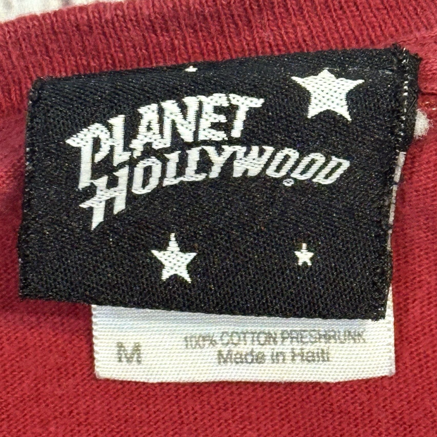 Planet Hollywood VTG Planet Hollywood Tee Shirt Adults M Red City 90s Logo Graphic Print Vintage Mens Womens Boys Girls Size US M / EU 48-50 / 2 - 7 Thumbnail