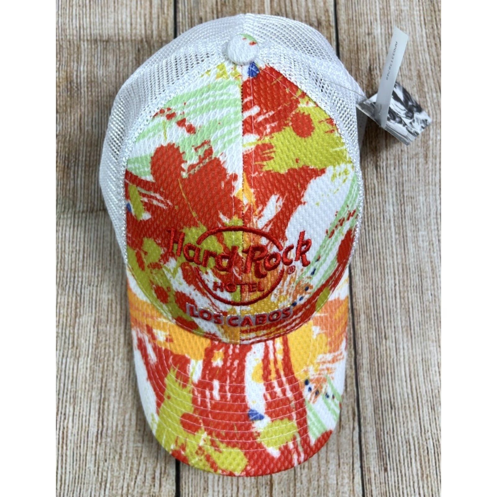 Hard Rock Cafe Hard Rock NWT Snapback Hat Abstract Design Multicolor One Size Unisex Adults Adjustable Breathable Polyester Hat Size ONE SIZE - 3 Thumbnail