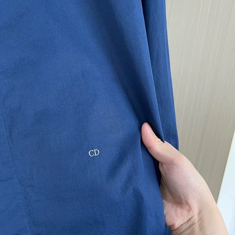 Dior Dior Embroidered CD Logo Long Sleeve Shirt-2506 Size US M / EU 48-50 / 2 - 4 Thumbnail