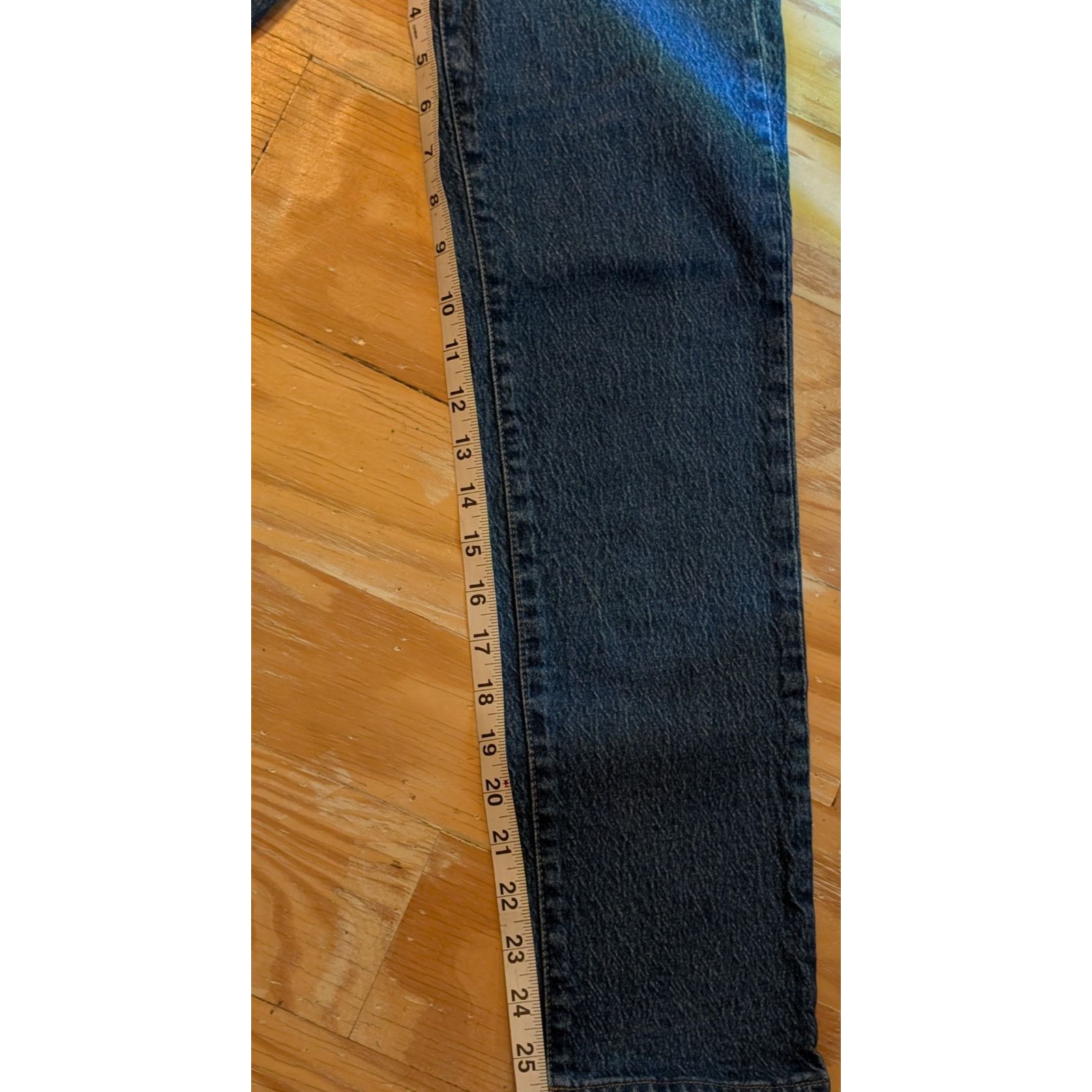 Madewell Madewell Perfect Vintage Womens Blue Jeans SZ 24 Straight Size 24" / US 00 / IT 34 - 4 Thumbnail