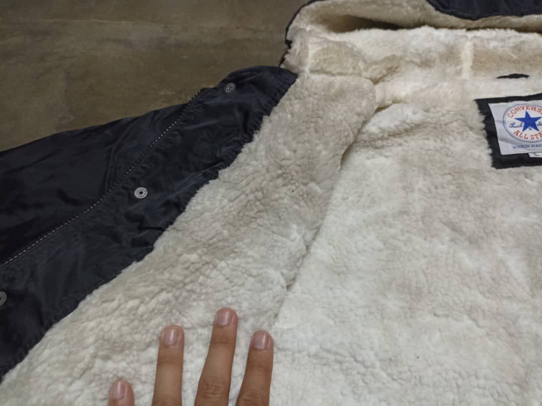 Converse × Vintage Vintage Converse Sherpa Jacket Size US L / EU 52-54 / 3 - 13 Thumbnail