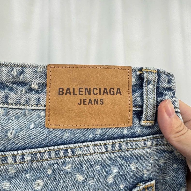 Balenciaga Balenciaga All over the sky destroys washed jeans Size US 28 / EU 44 - 5 Thumbnail